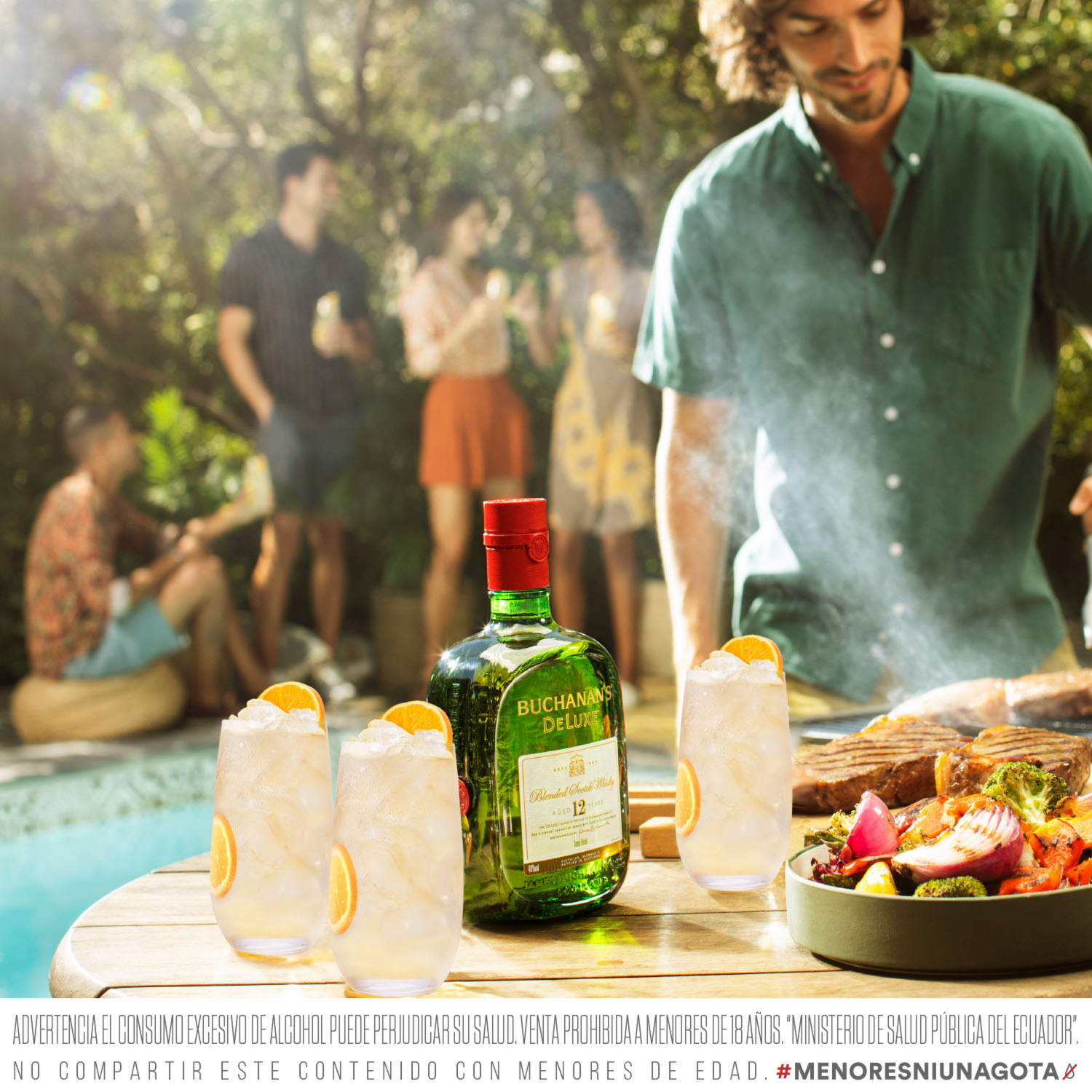 Whisky Deluxe 12 Años BUCHANAN´S 1000 Ml