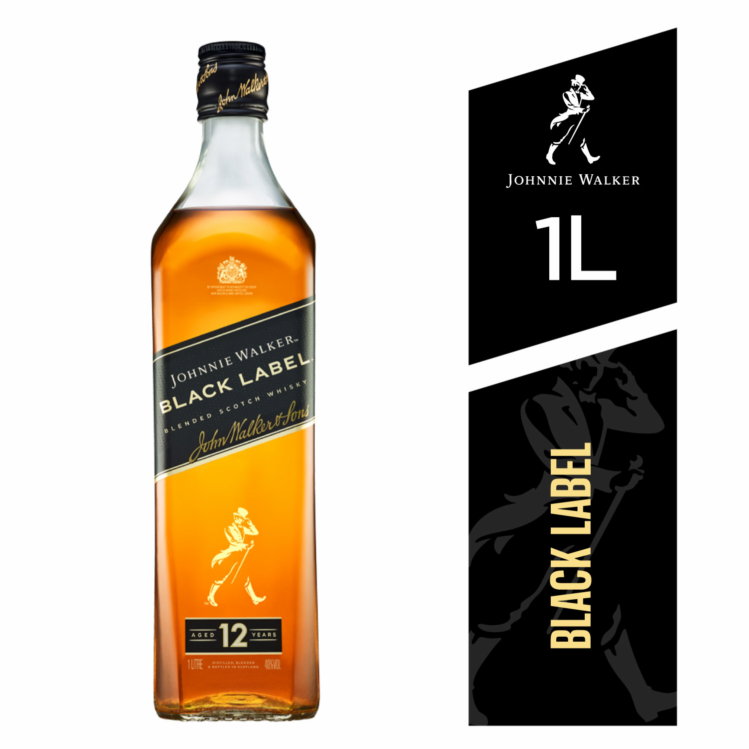 Whisky Black JOHNNIE WALKER 1 000 Ml