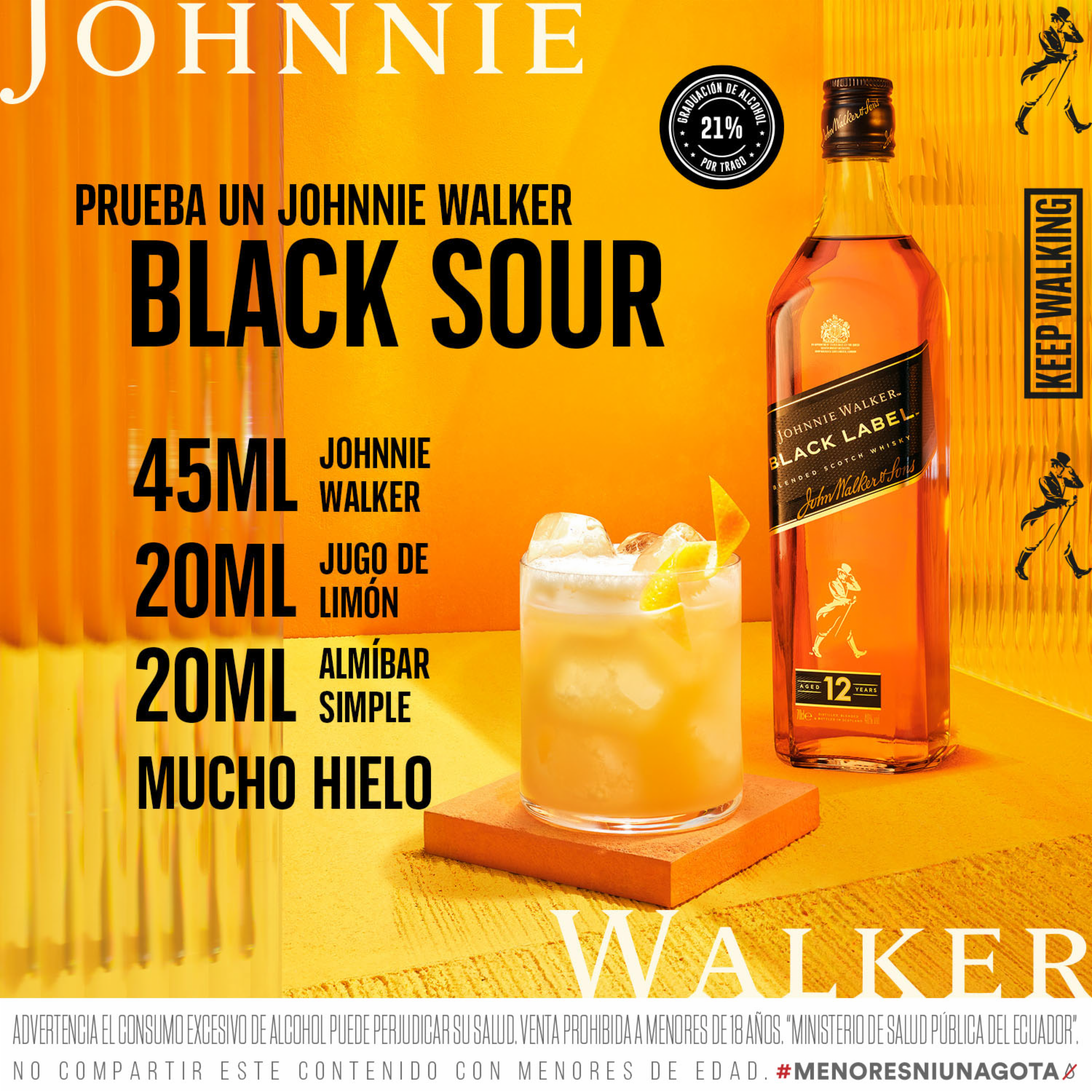 Whisky Black JOHNNIE WALKER 1 000 Ml