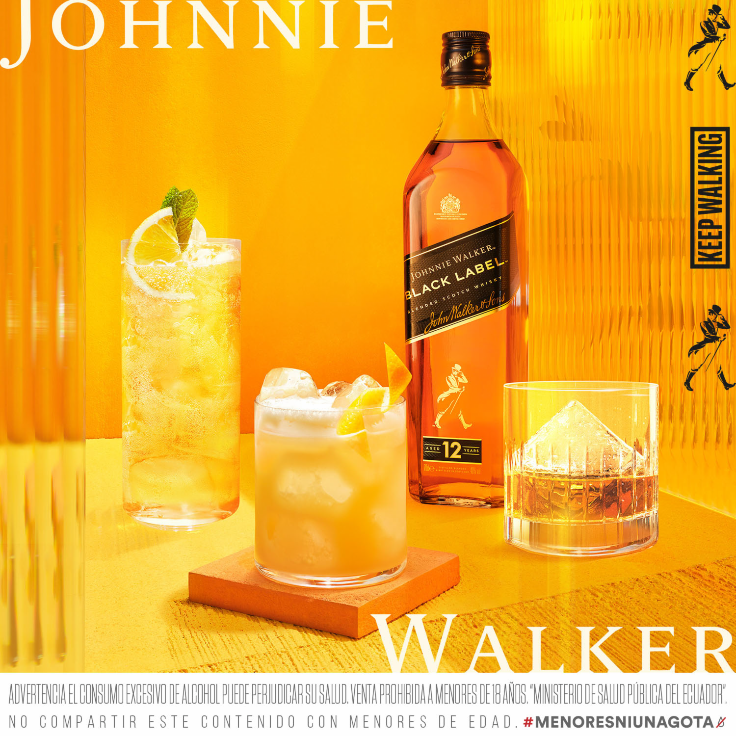 Whisky Black JOHNNIE WALKER 1 000 Ml