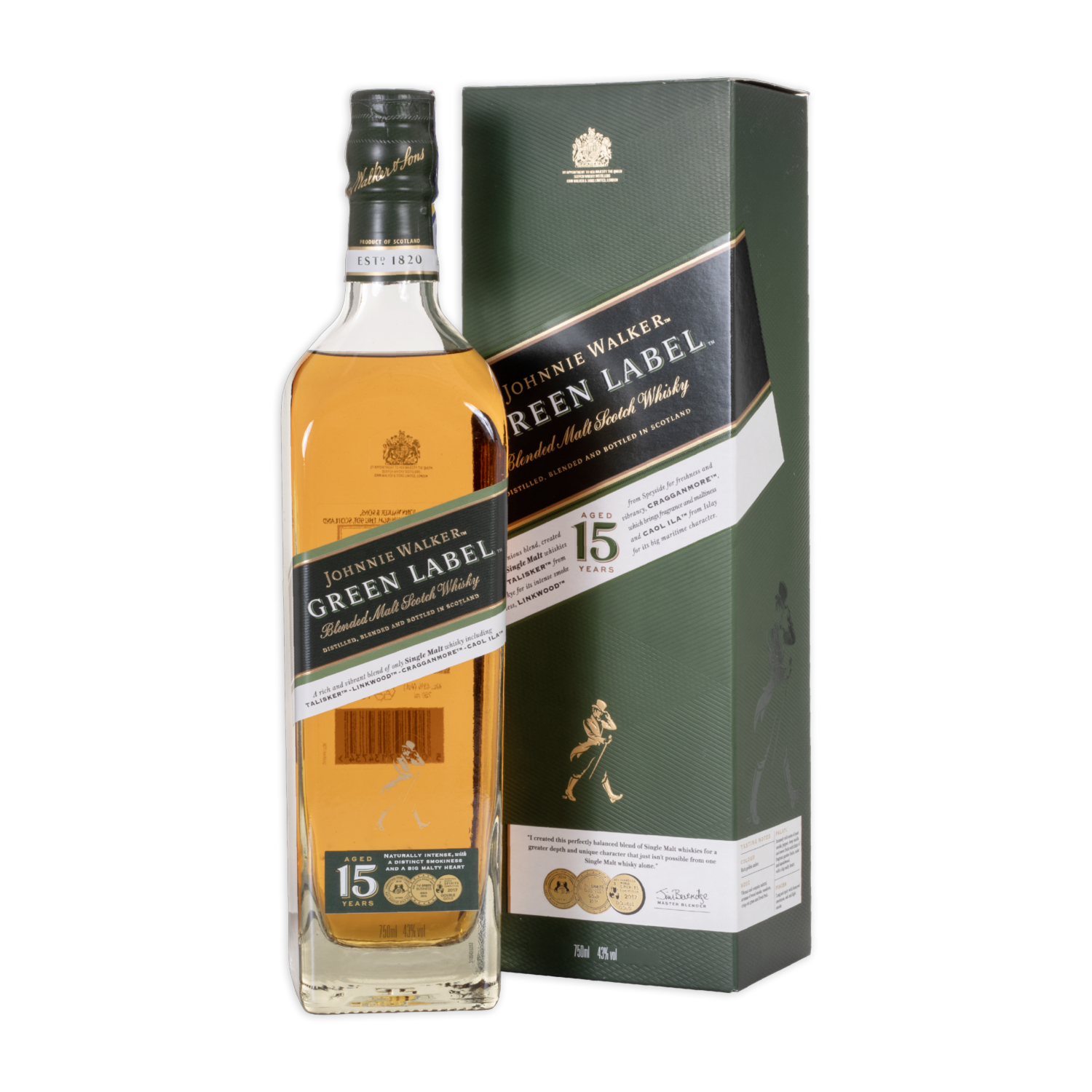 Whisky Green JOHNNIE WALKER 750 Ml