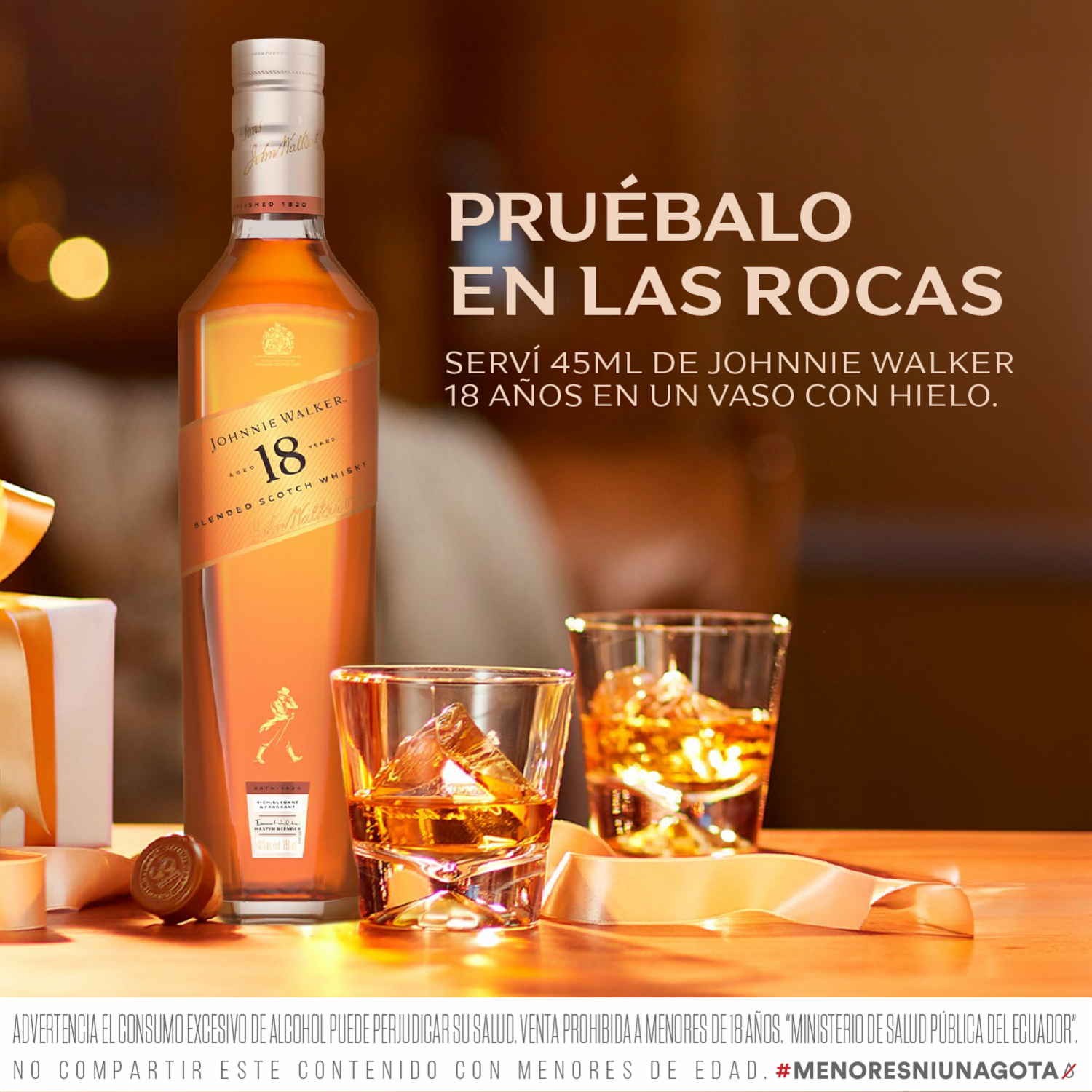 Whisky 18 Años JOHNNIE WALKER 750 Ml