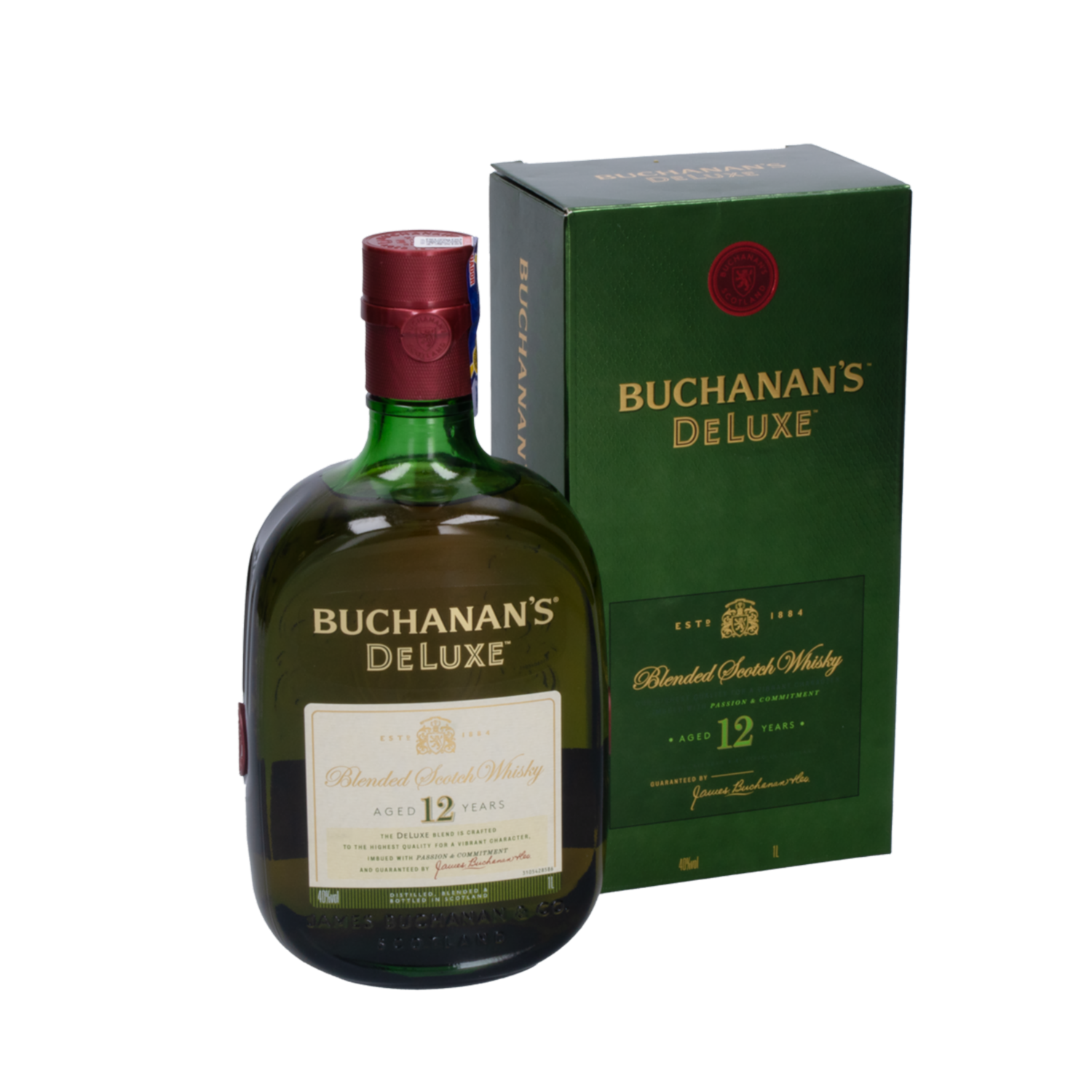 Whisky Deluxe 12 Años BUCHANAN´S 1000 Ml
