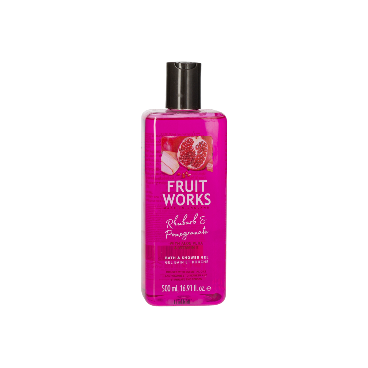 Jabón Líquido Fruit Works Corporal De Ruibarbo Y Granada FRUIT WORKS 500 Ml