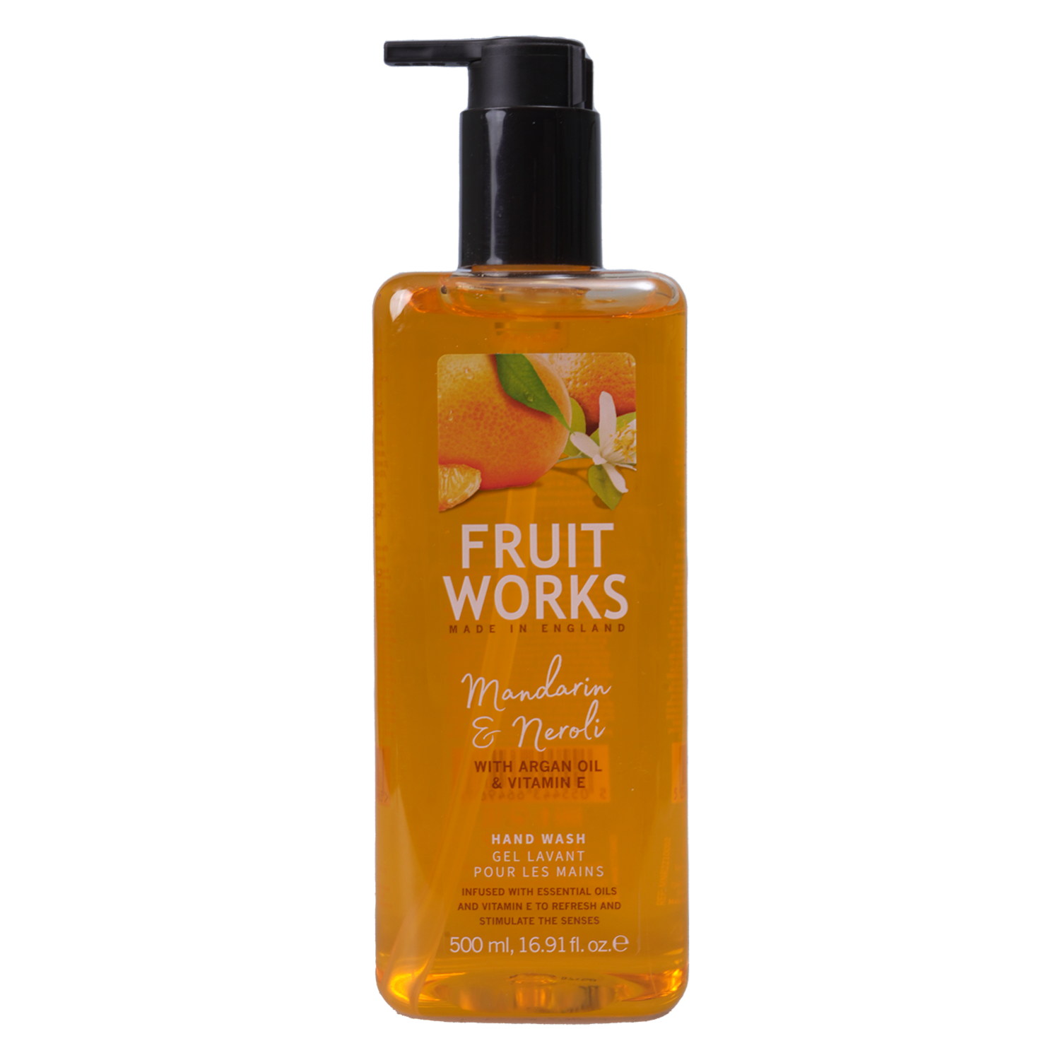 Jabón Líquido De Manos Fruit Works Mandarina Y Neroli FRUIT WORKS 500 Ml