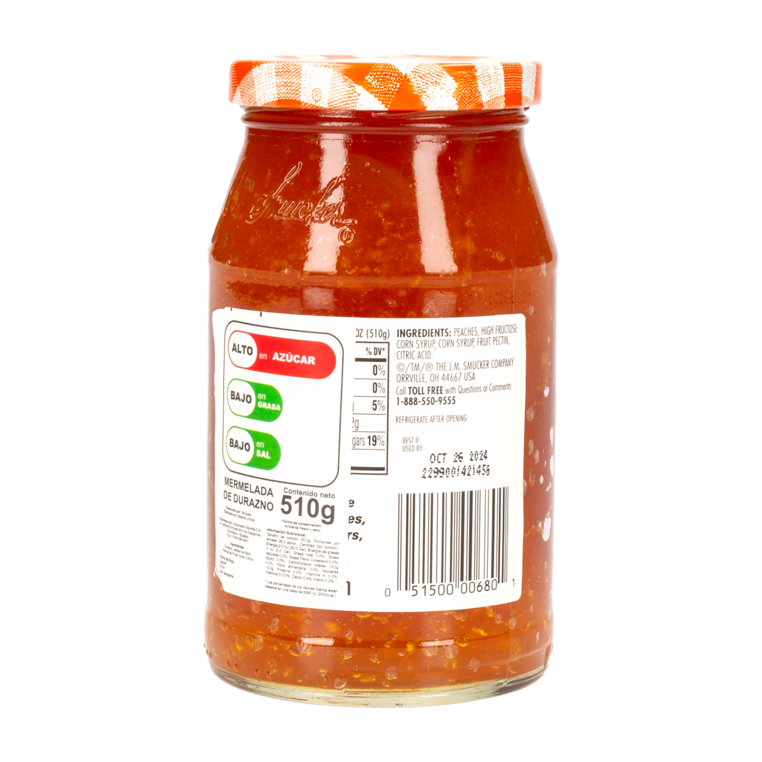 Conserva De Durazno SMUCKER’S 510 G