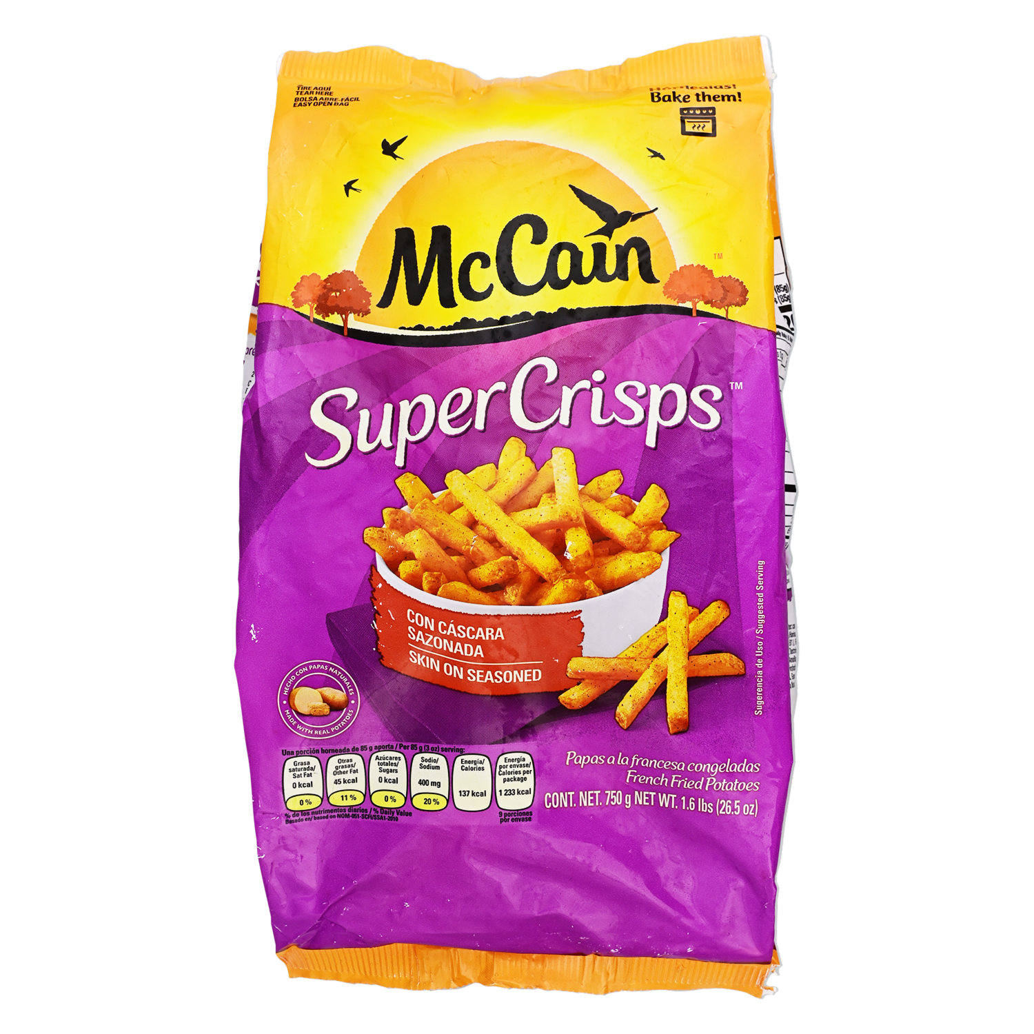 Papas Super Crisps MCCAIN 750 g