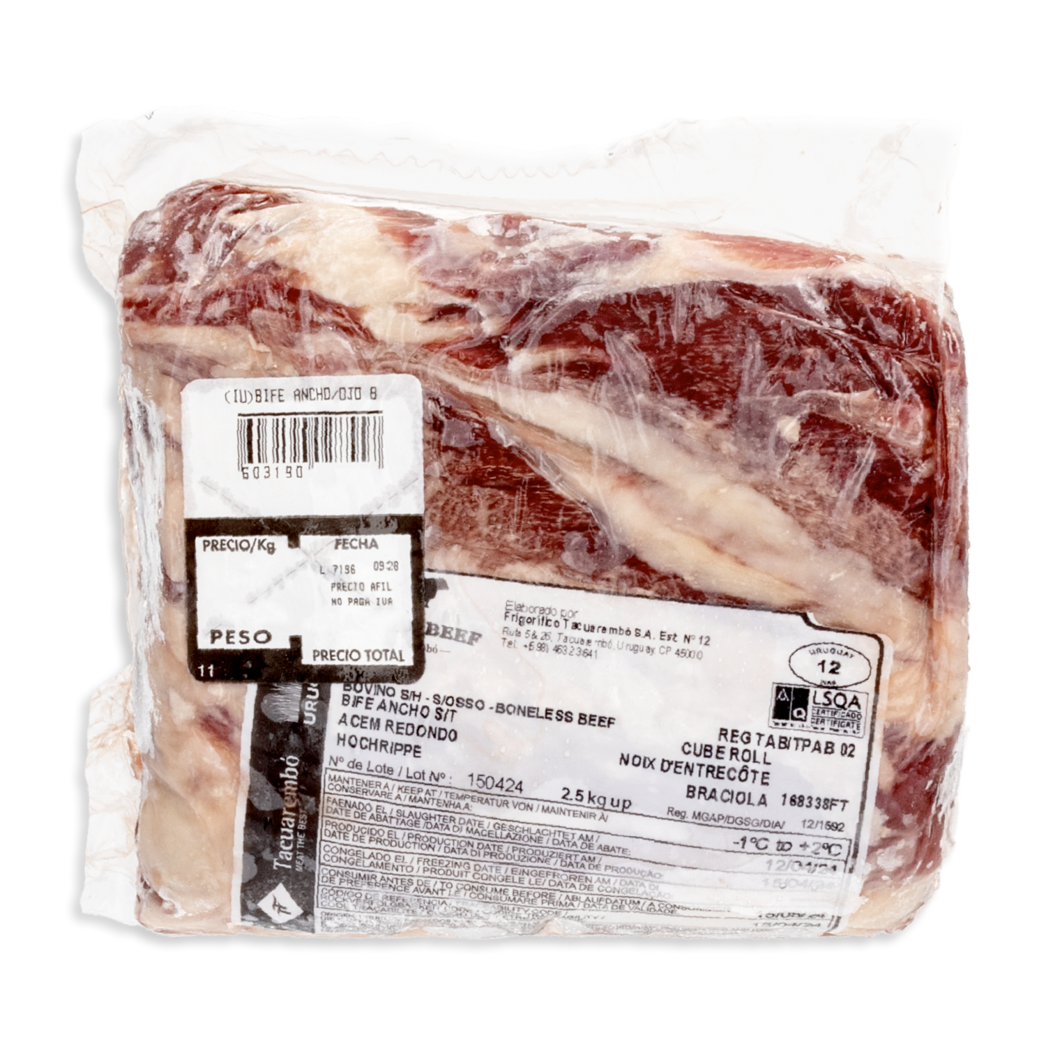 Bife Ancho De Res TACUAREMBÓ Al Peso