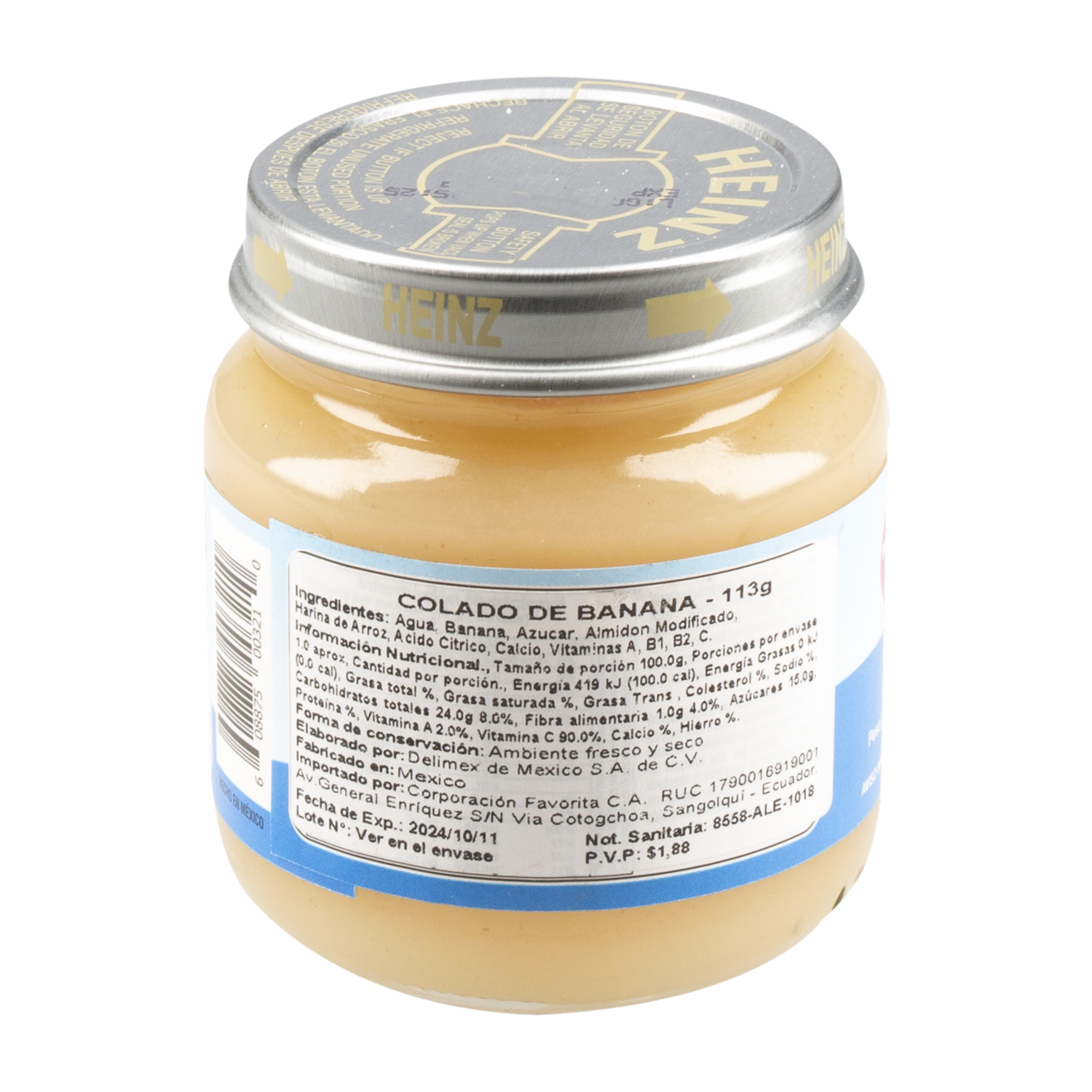 Compota Banana HEINZ 113 g