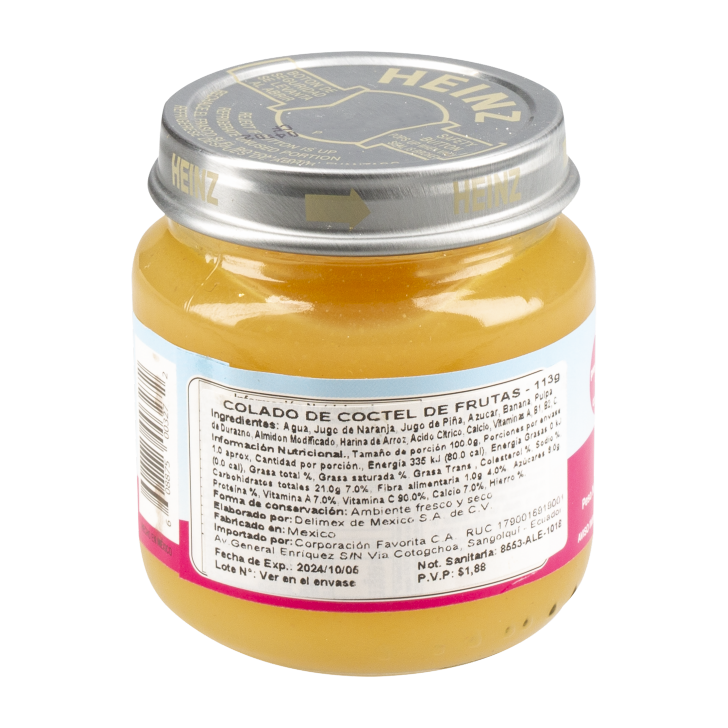 Compota De Frutas HEINZ 113 G