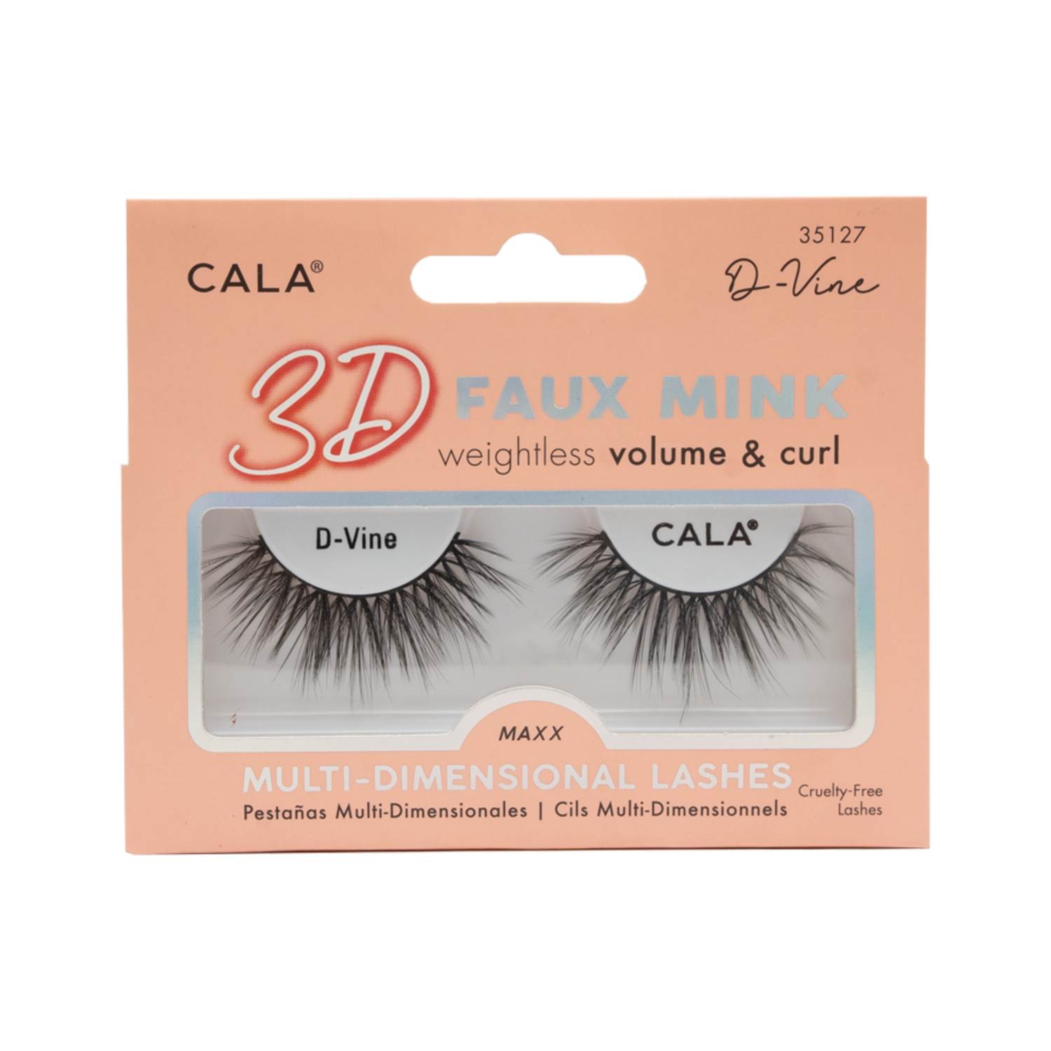 Pestañas Postizas 3D Faux Mink Lashes – D-Vine CALA Unidad