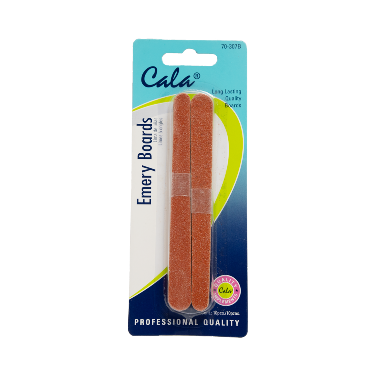 Lima De Uñas De Carton X10/Emery Boards (10 Pcs) CALA Unidad