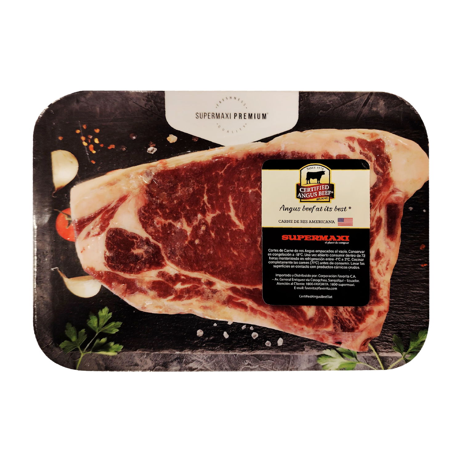 Club Steak De Res CERTIFIED ANGUS BEEF USA Al Peso
