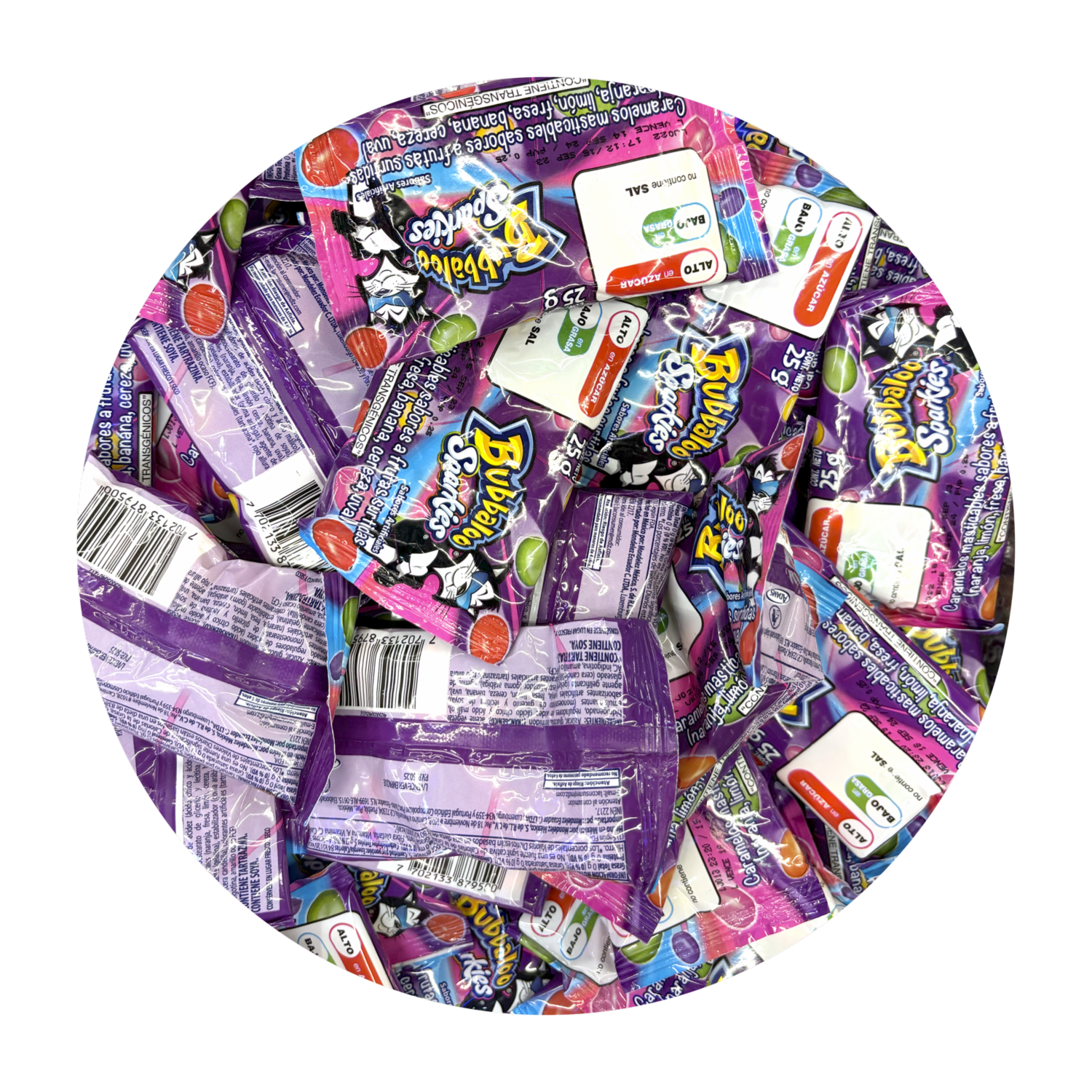 Caramelos Masticables Sparkies BUBBALOO Al Peso