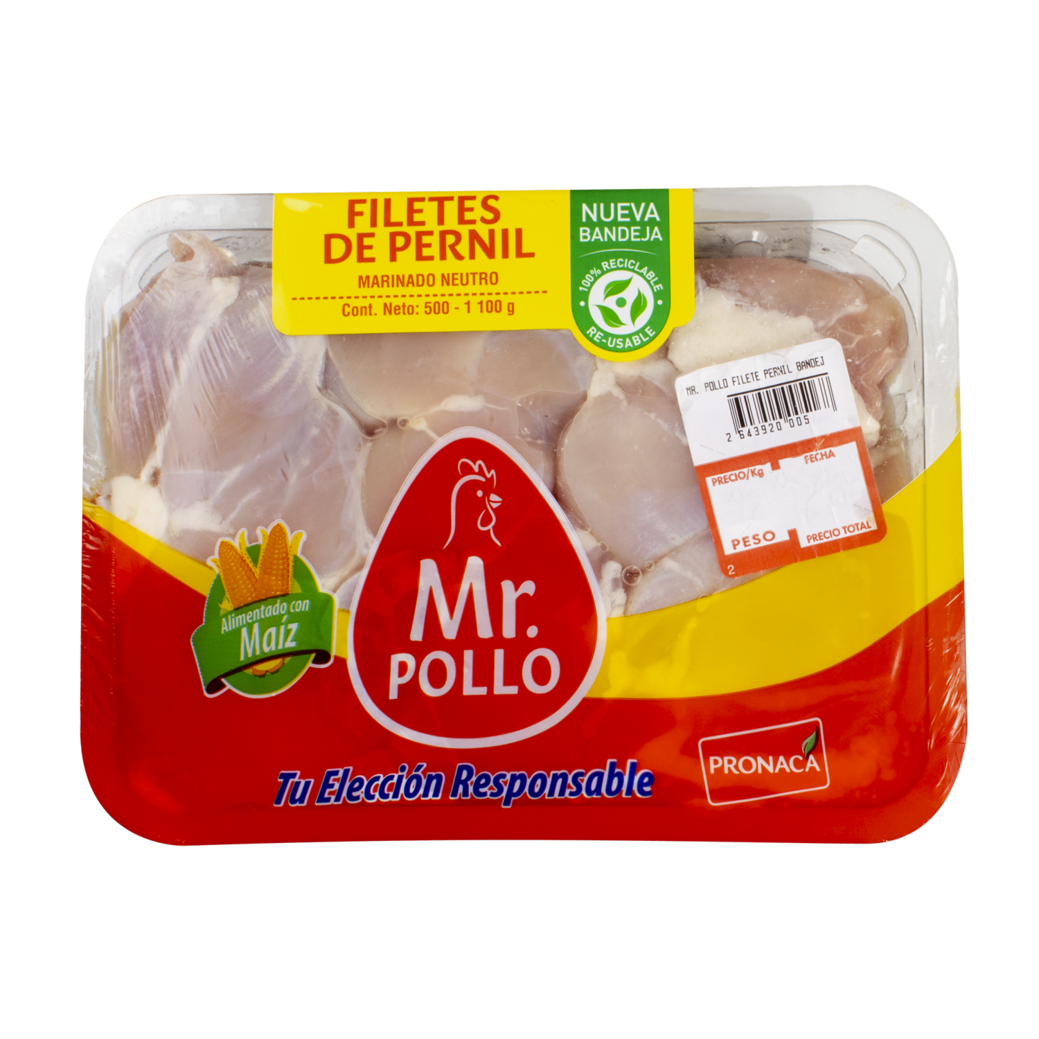 Filete Pernil Bandeja MR. POLLO Al Peso