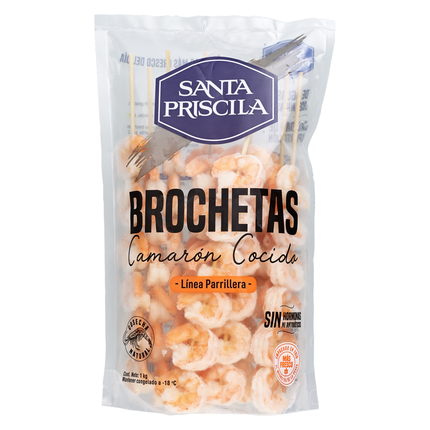 Brochetas De Camaron SANTA PRISCILA 1000 G