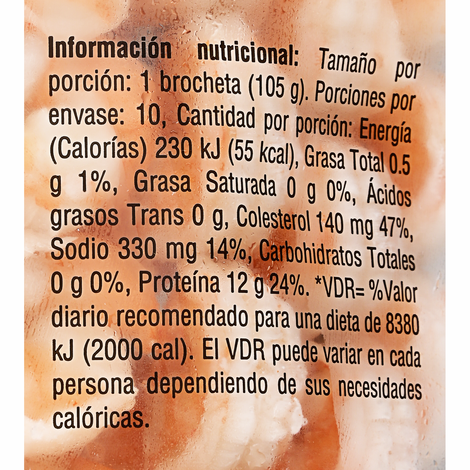 Brochetas De Camaron SANTA PRISCILA 1000 G