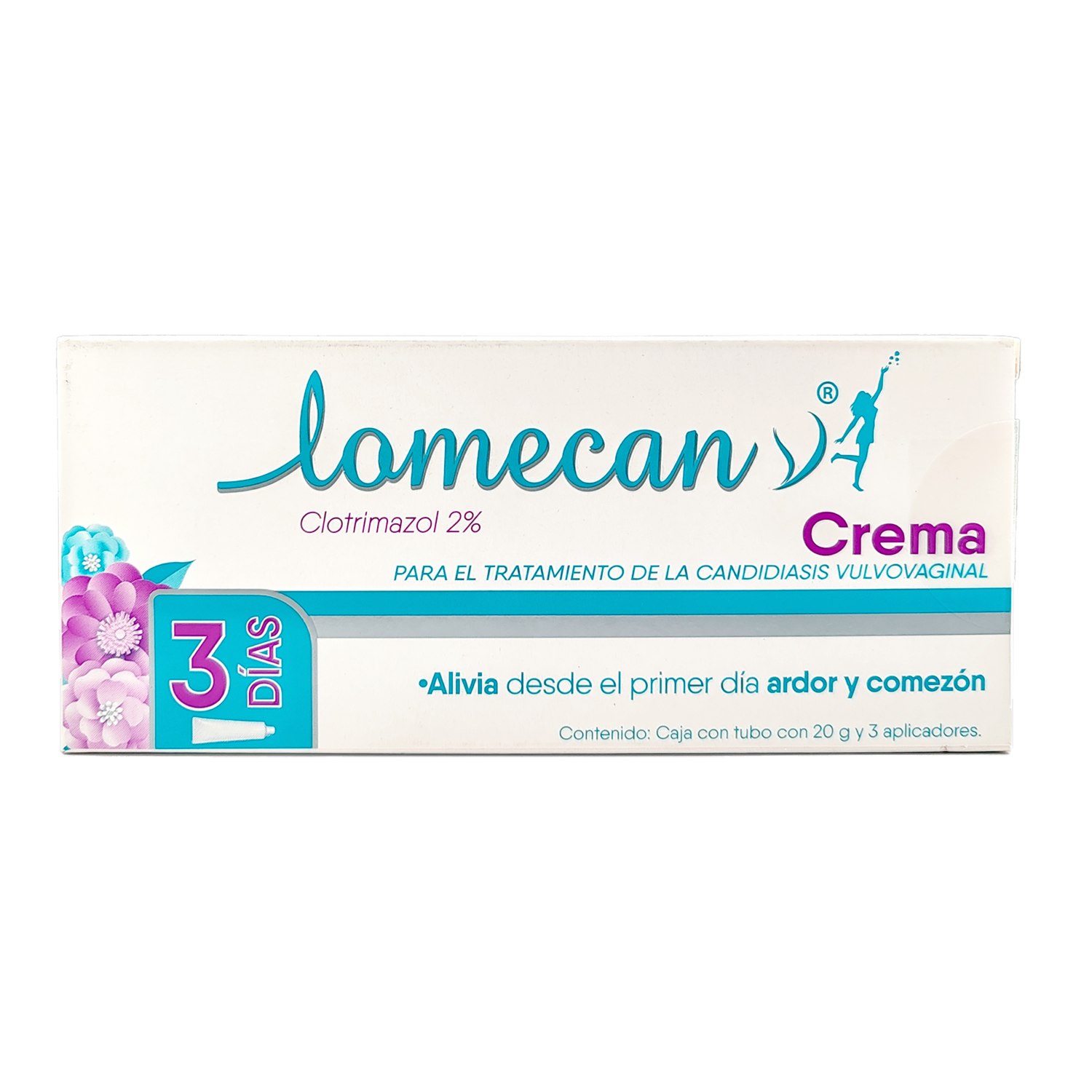 Crema Vaginal Tratamiento Para Infecciones LOMECAN 20 G