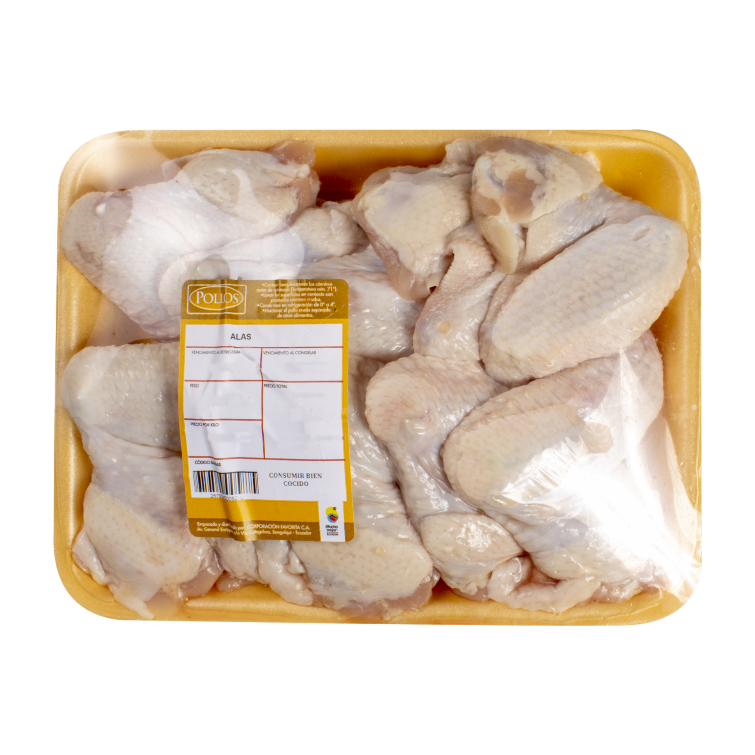 Alitas De Pollo Natural POFASA Al Peso