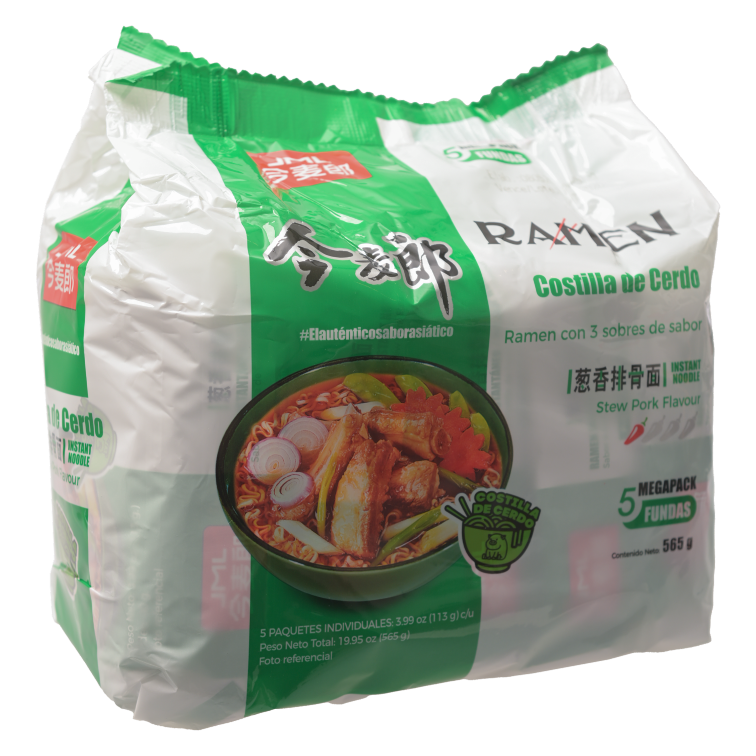 Ramen Costilla De Cerdo JINMAILANG 565 G