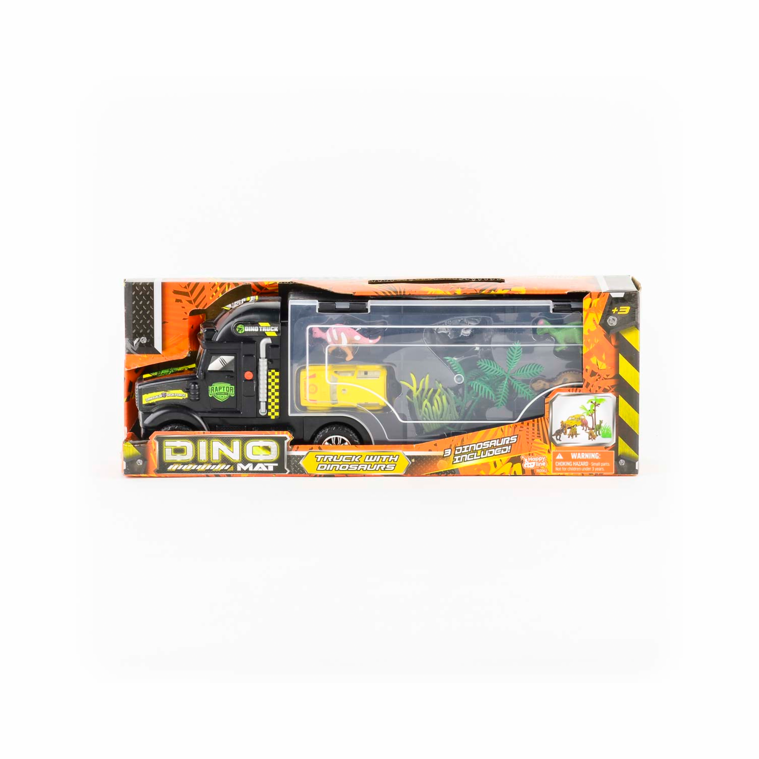 Set De Juego Camión Transportador DINO MAT Incluye Accesorios