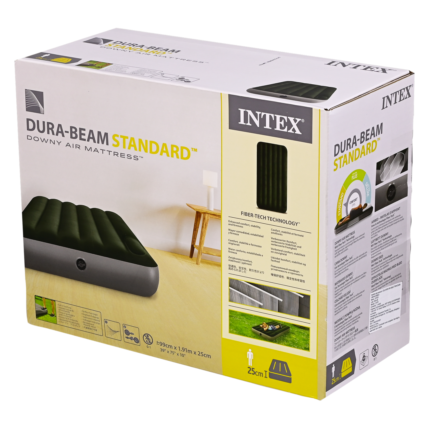 Colchón Inflable Dura Beam Airbed INTEX Portable