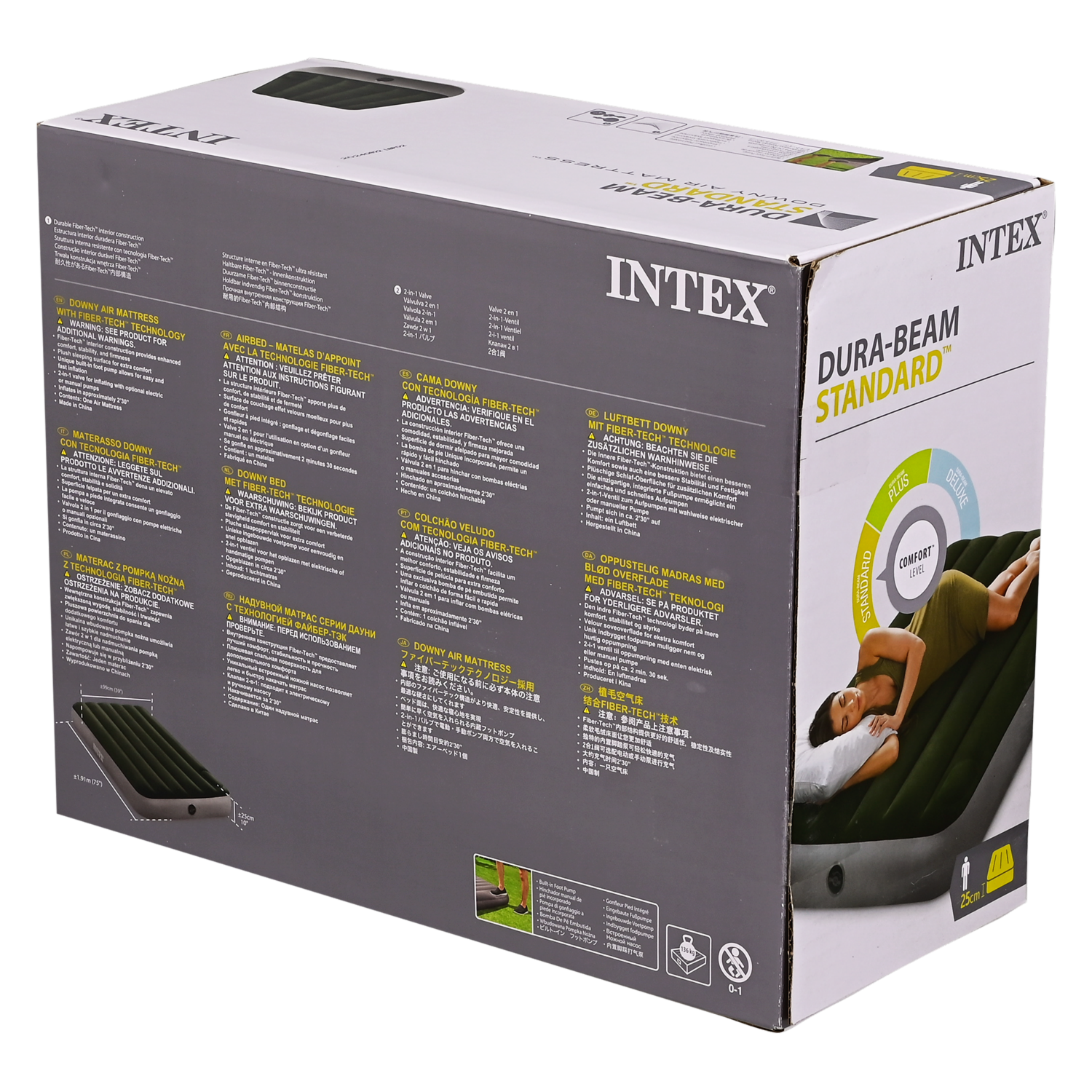 Colchón Inflable Dura Beam Airbed INTEX Portable