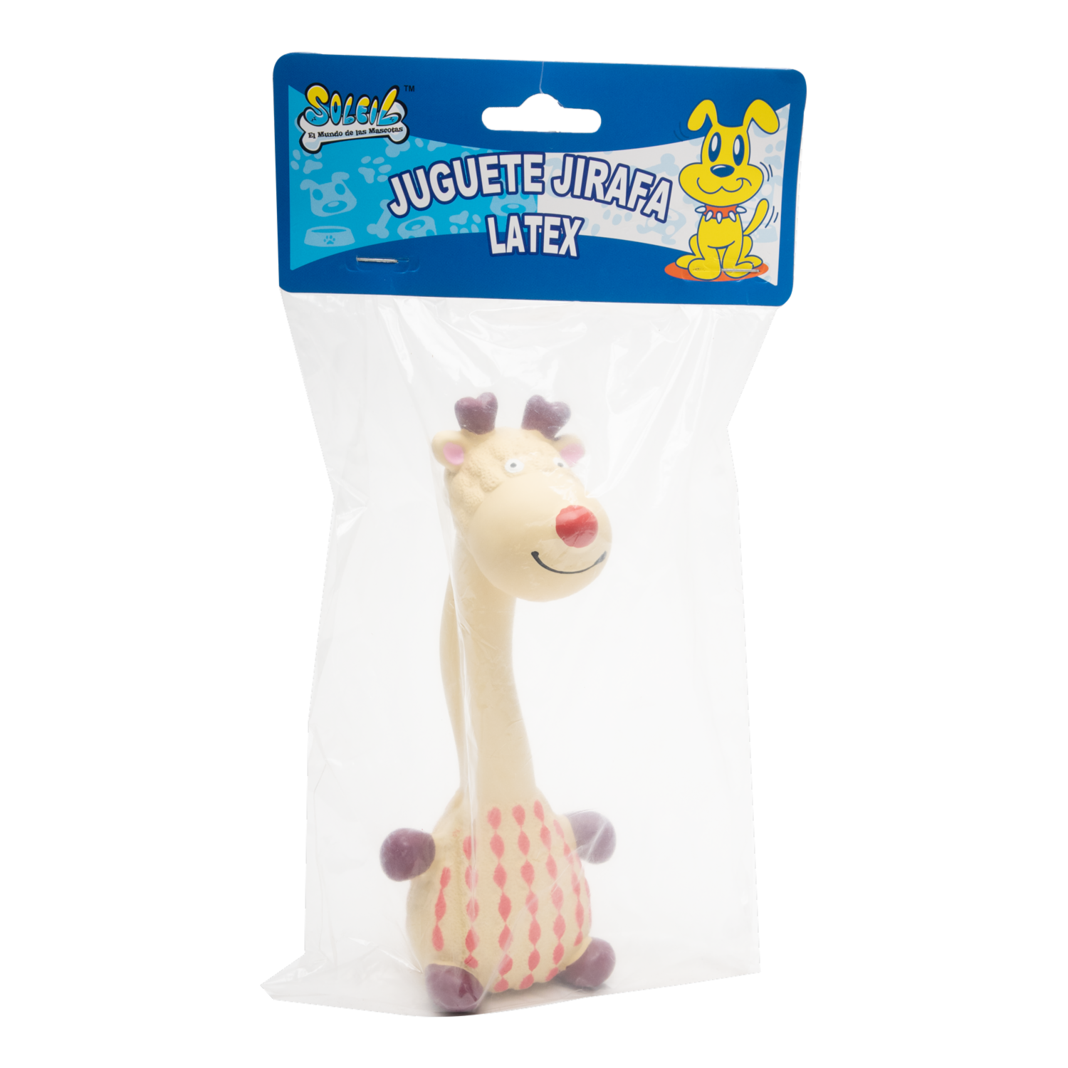 Juguete Para Mascota Diseño De Jirafa En Látex SOLEIL Unidad