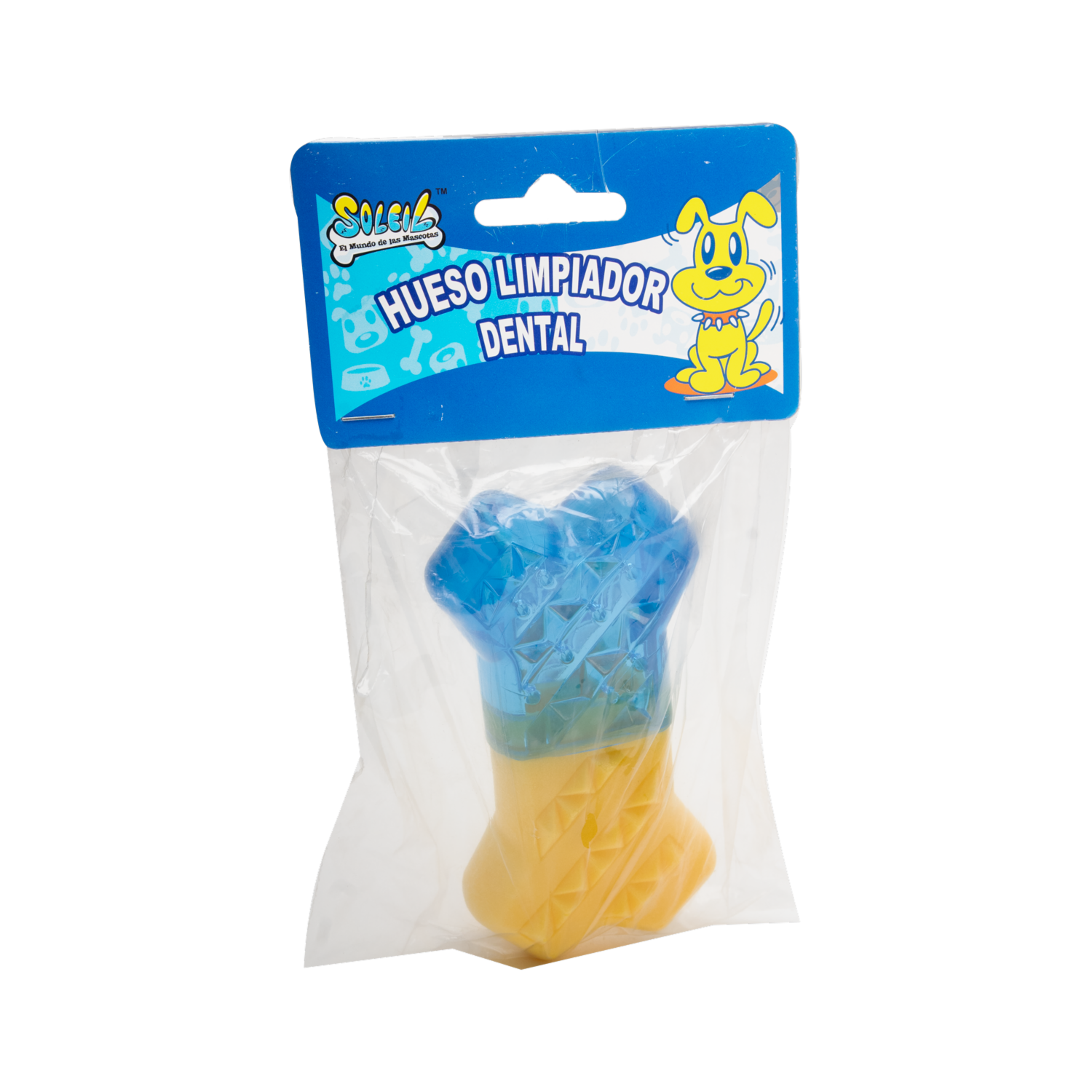 Juguete Para Mascota Hueso Limpiador Dental SOLEIL Unidad