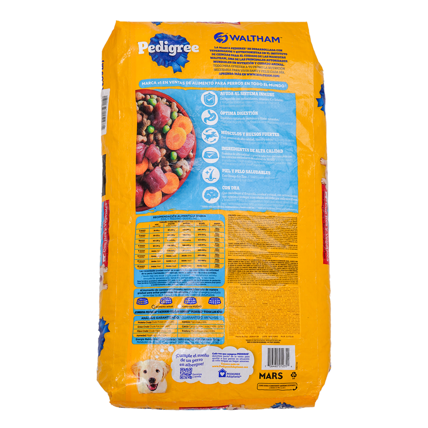 Alimento Para Perros Cachorro PEDIGREE 20000 G