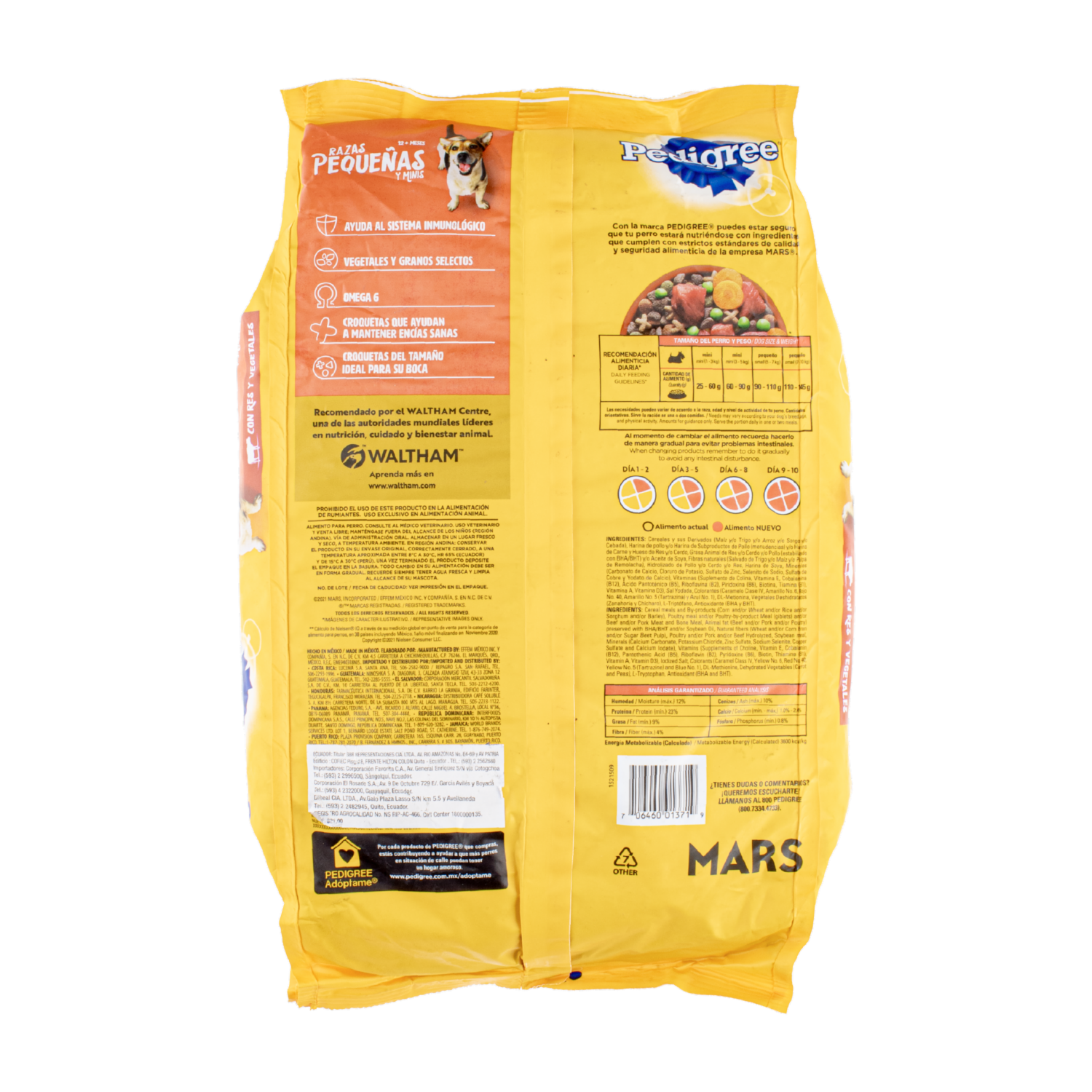 Alimento Para Perros Razas Pequeñas PEDIGREE 2 Kg
