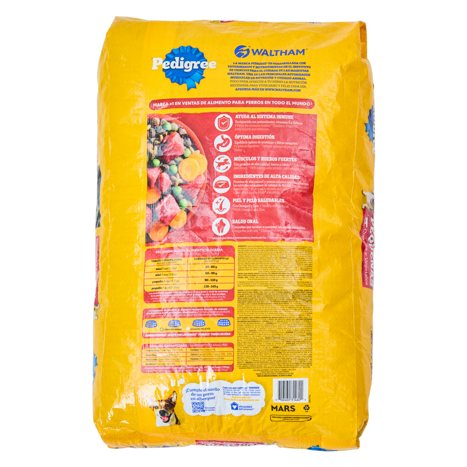 Alimento Para Perros Adulto Razas Pequeñas PEDIGREE 10 Kg