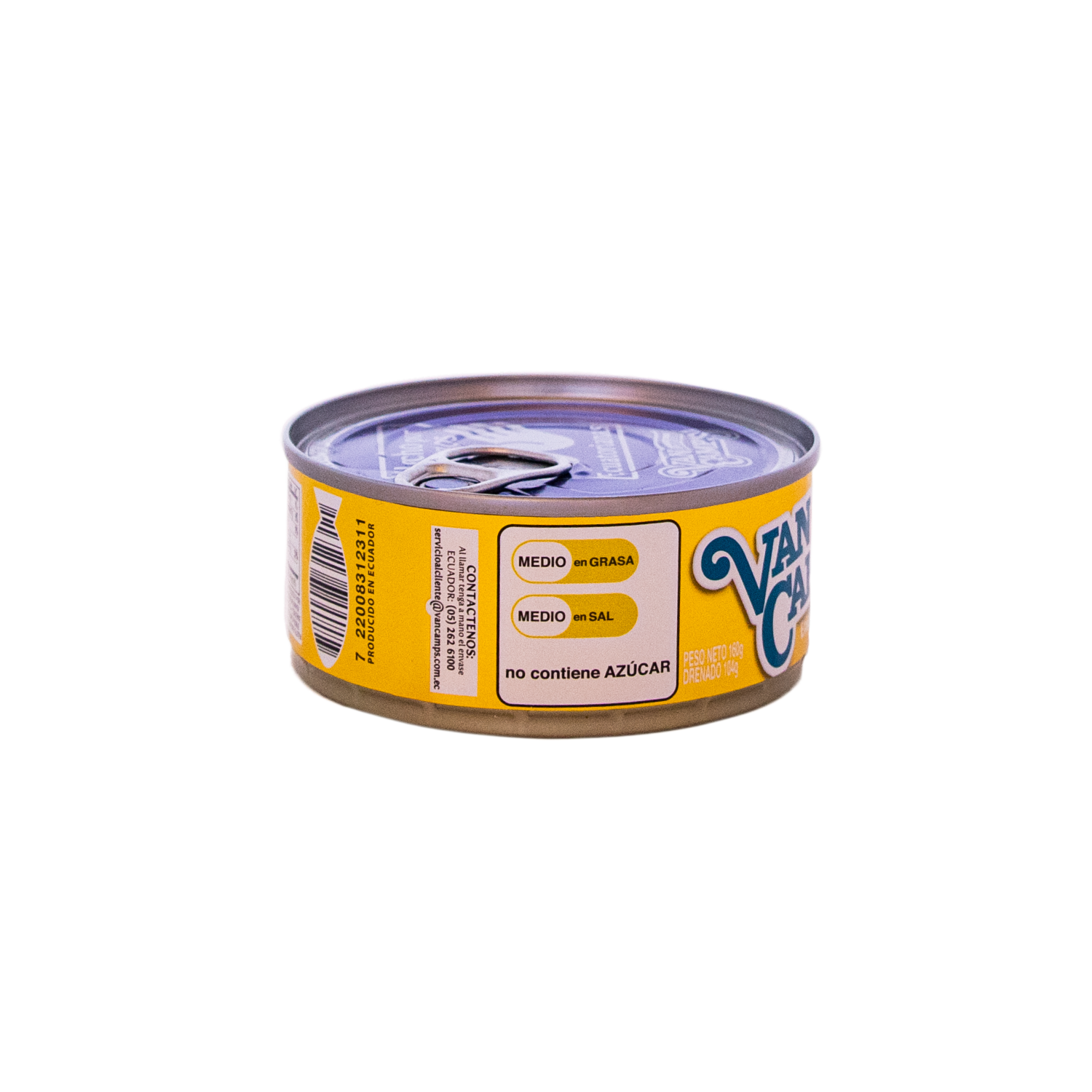 Atún Lomitos En Aceite De Girasol Etiqueta Dorada VAN CAMP´S 160 G