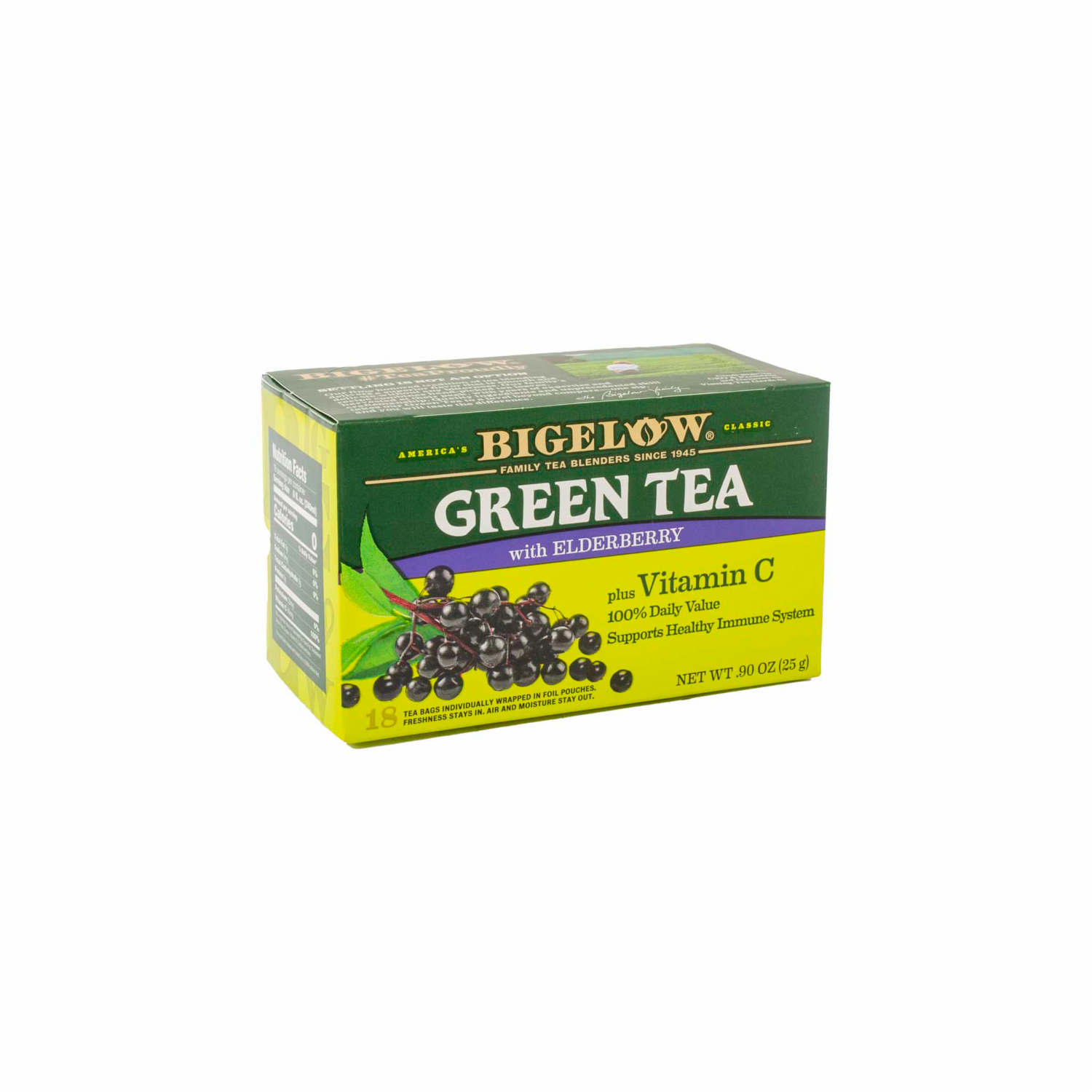 Té Bigelow Verde Con Sauco Y Vitamina C BIGELOW 25 G