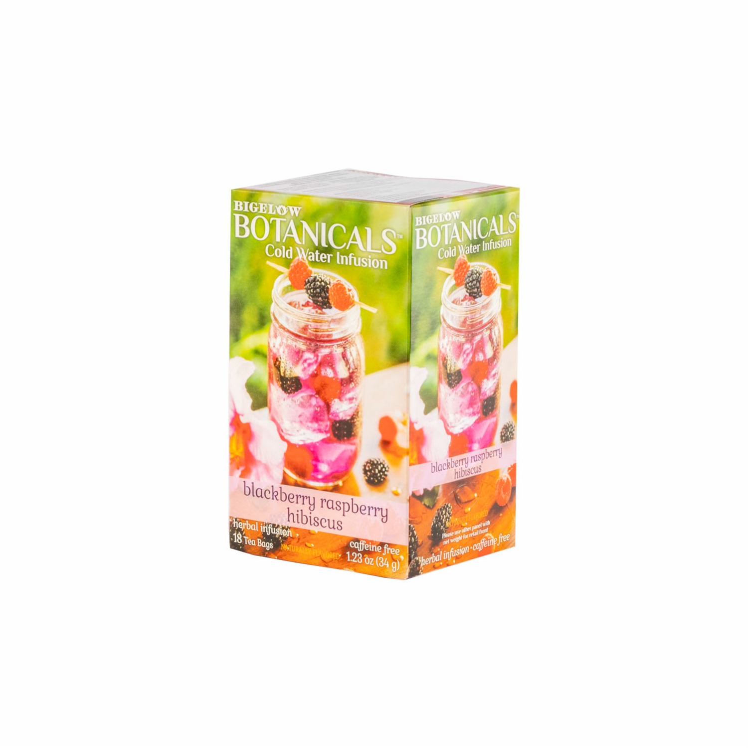 Té Frio Infusión  Sabor A  Mora Frambuesa E Hibiscus BIGELOW 34 G