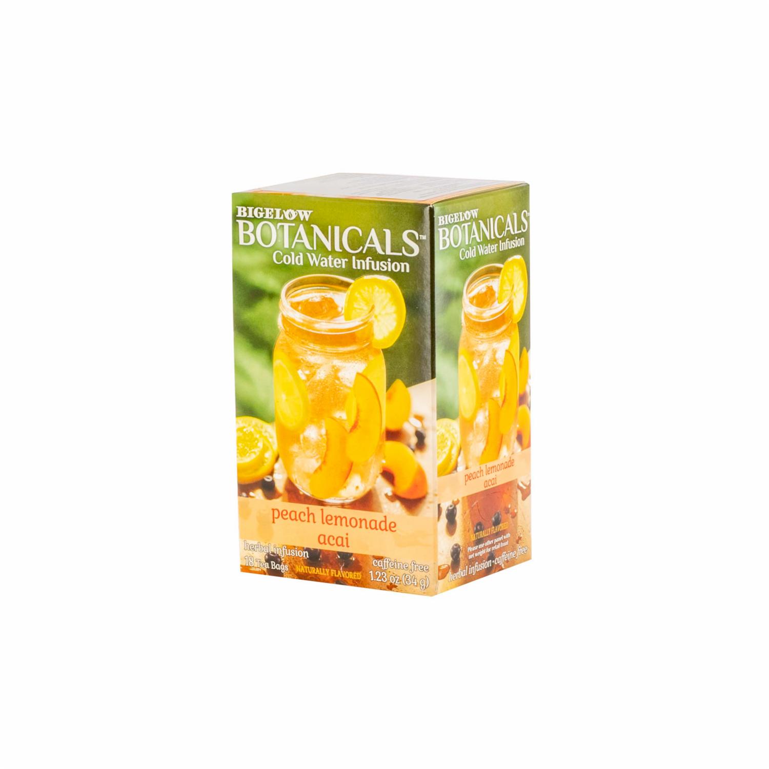 Té Frio Infusión  Sabor A  Durazno Limonada Y Acai BIGELOW 34 G