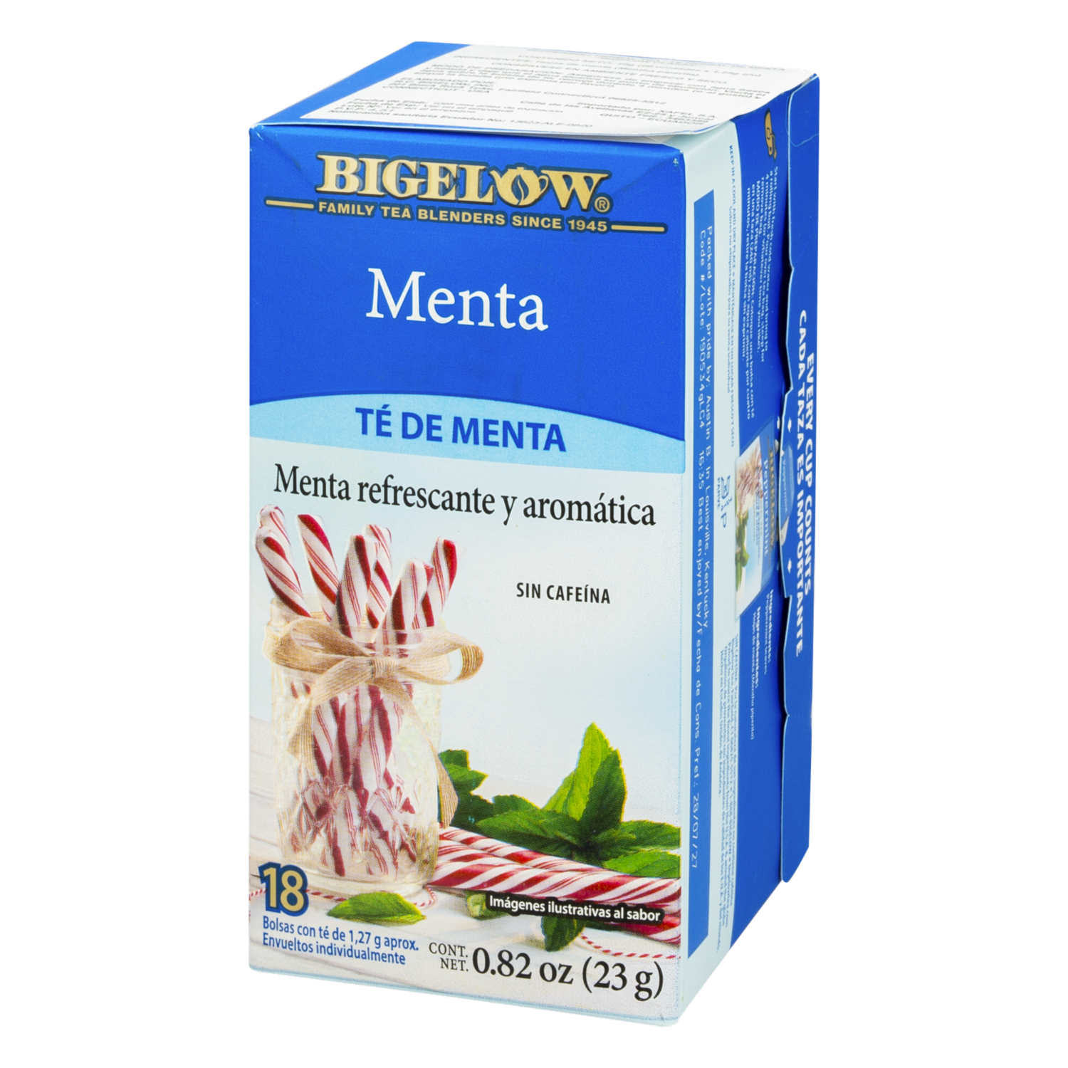Té Herbal Con Menta Clásico BIGELOW 25 G