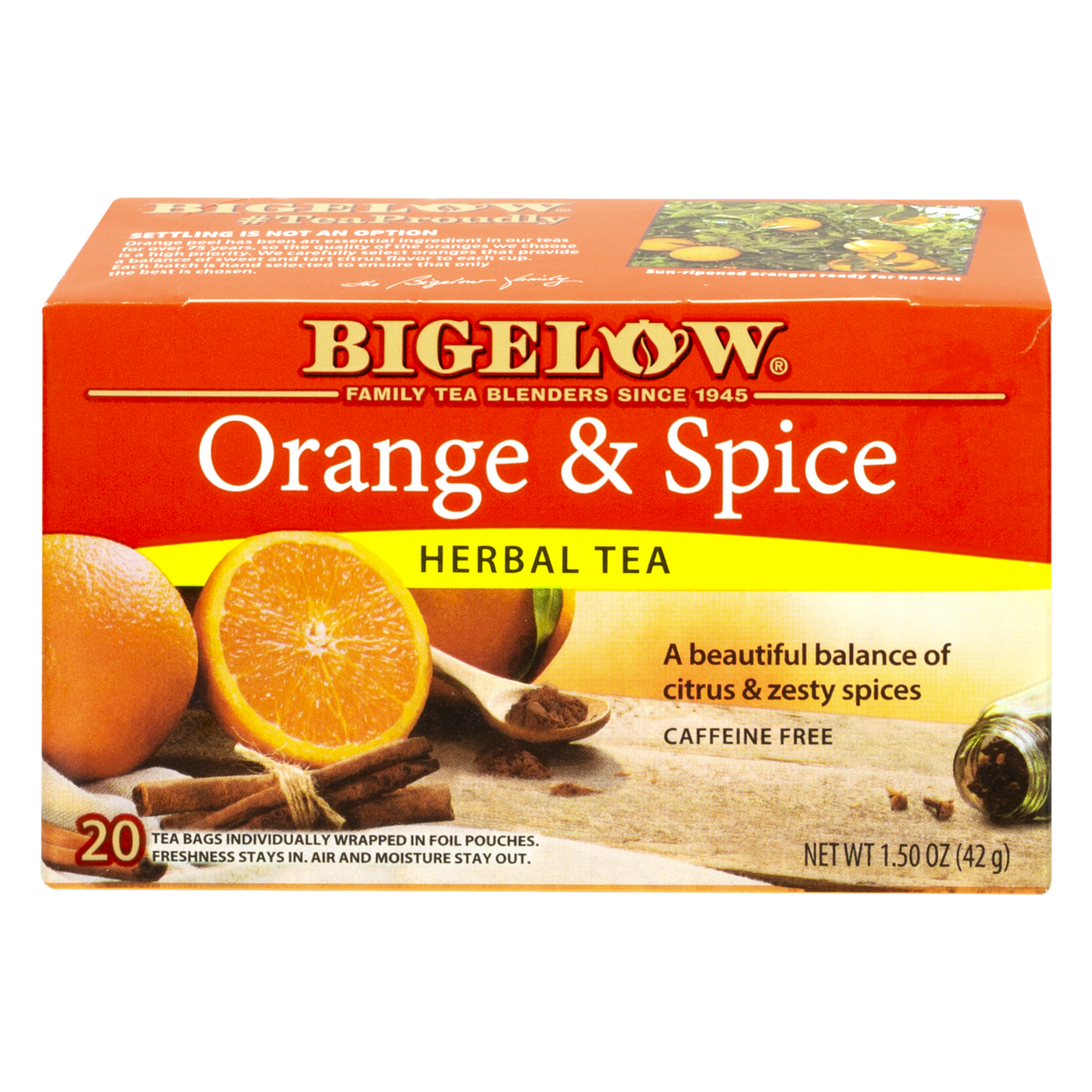 Té Con Naranja Y Especias BIGELOW 42 G