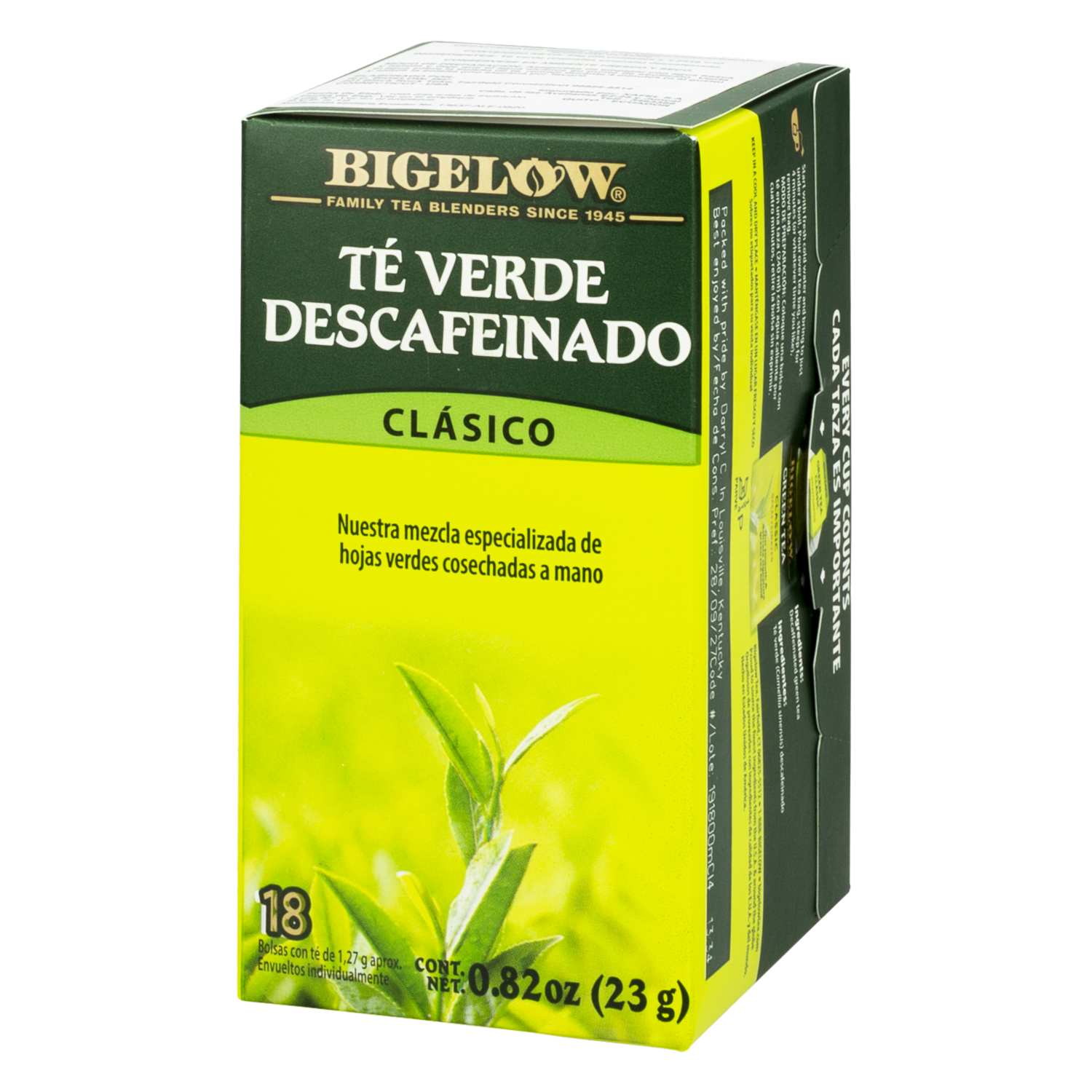 Té Verde Clásico Descafeinado BIGELOW 25 G