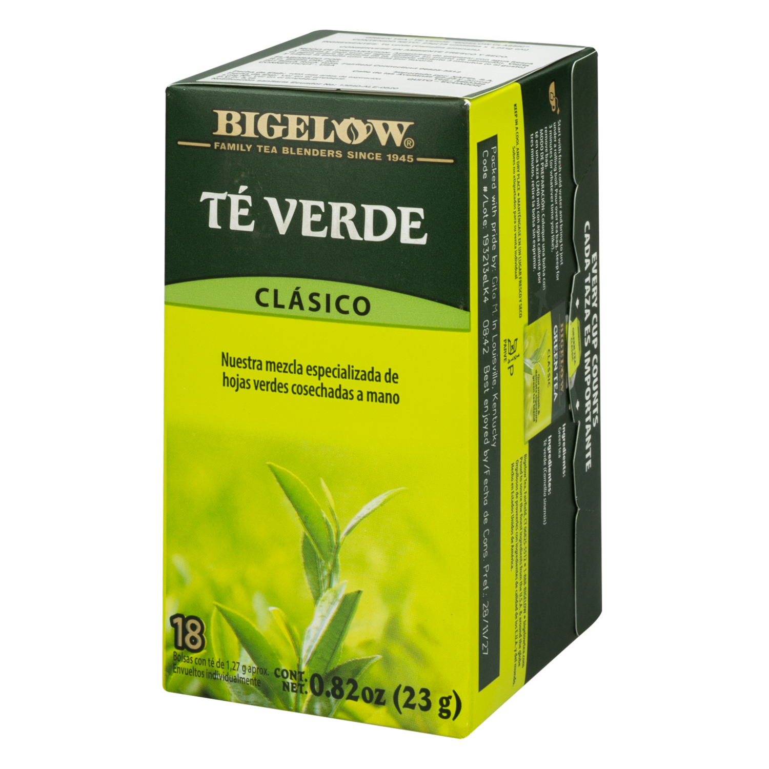 Té Verde Clásico BIGELOW 25 G