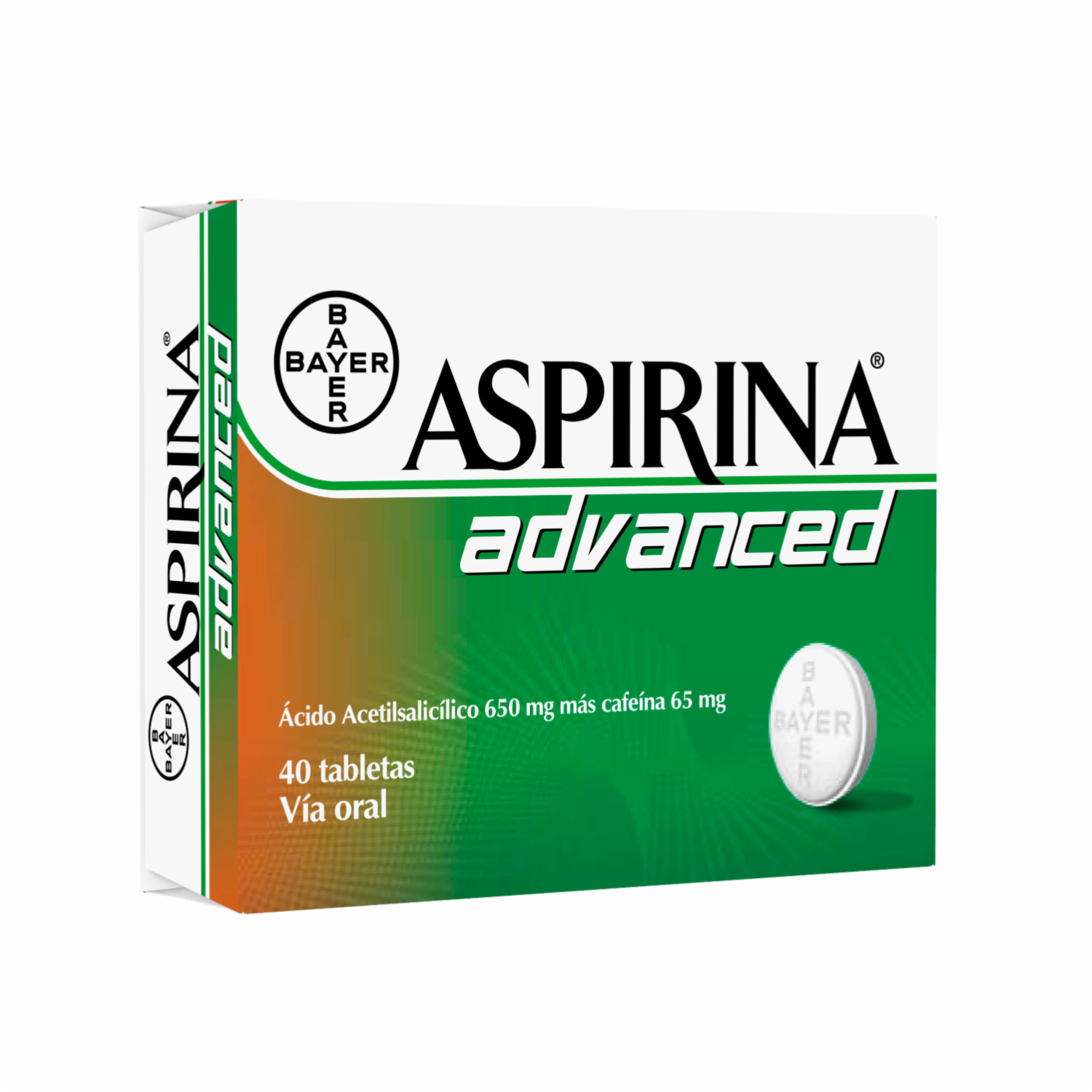 Alivio Del Dolor Advanced ASPIRINA X 40 Uds