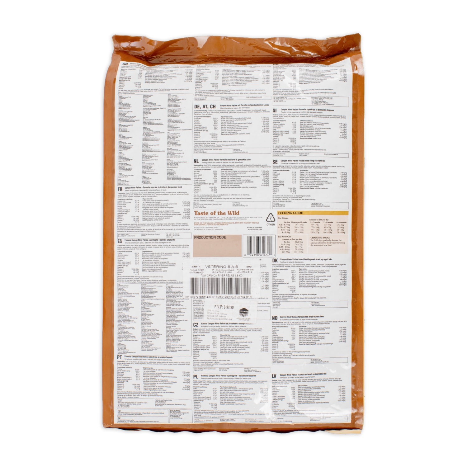 Alimento Para Gatos Canyon River TASTE OF THE WILD 6600 G