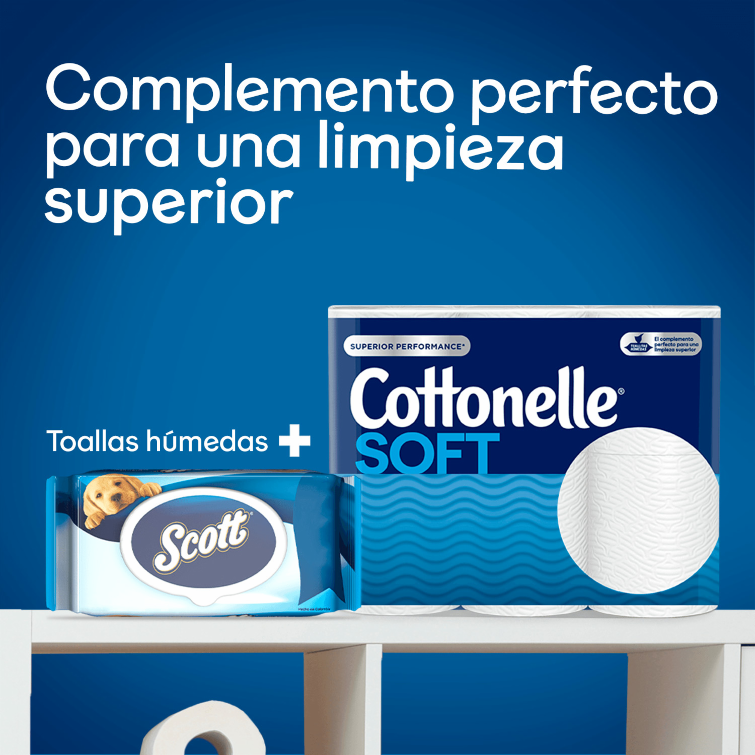 Papel Higiénico Soft Con Extracto De Karité COTONELLE 12 Rollos