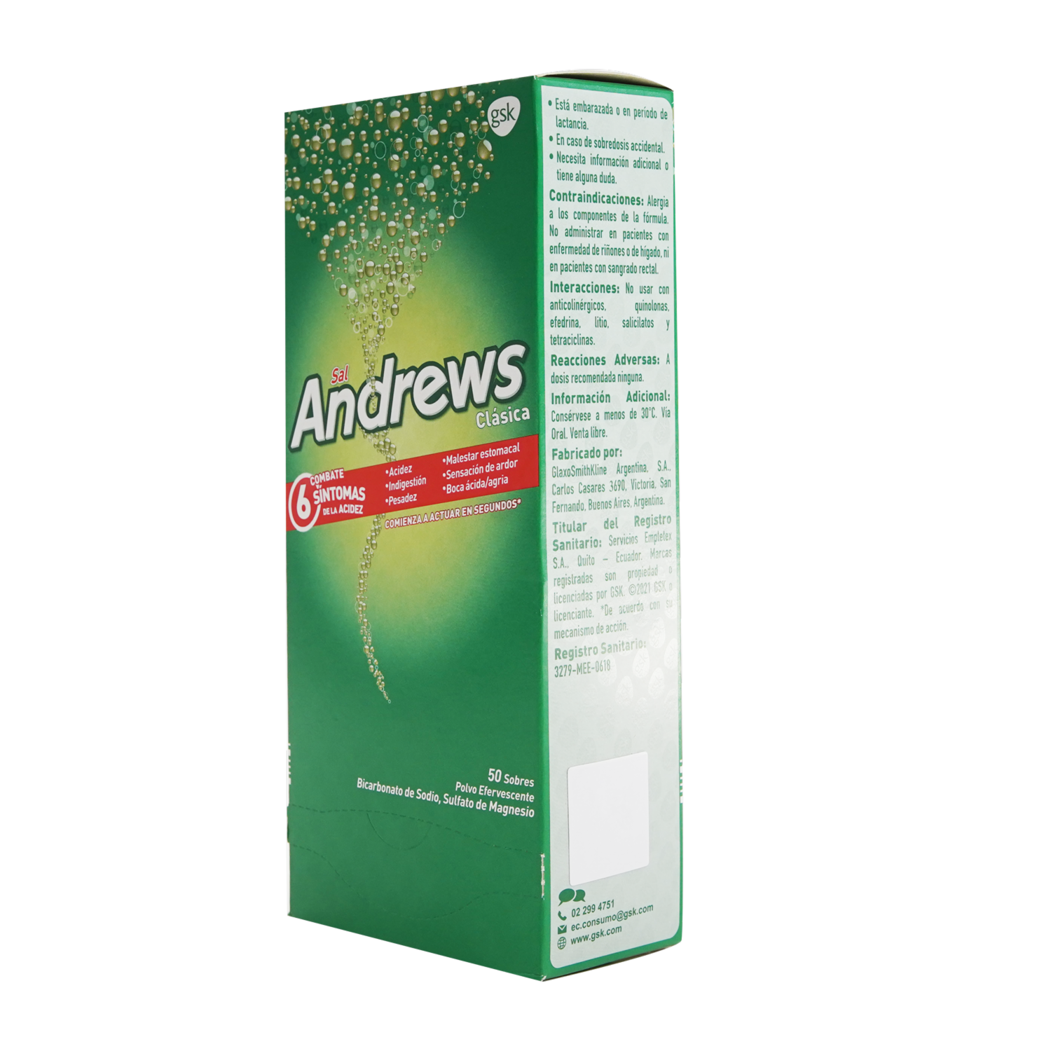 Sal Efervescente ANDREWS 250 G