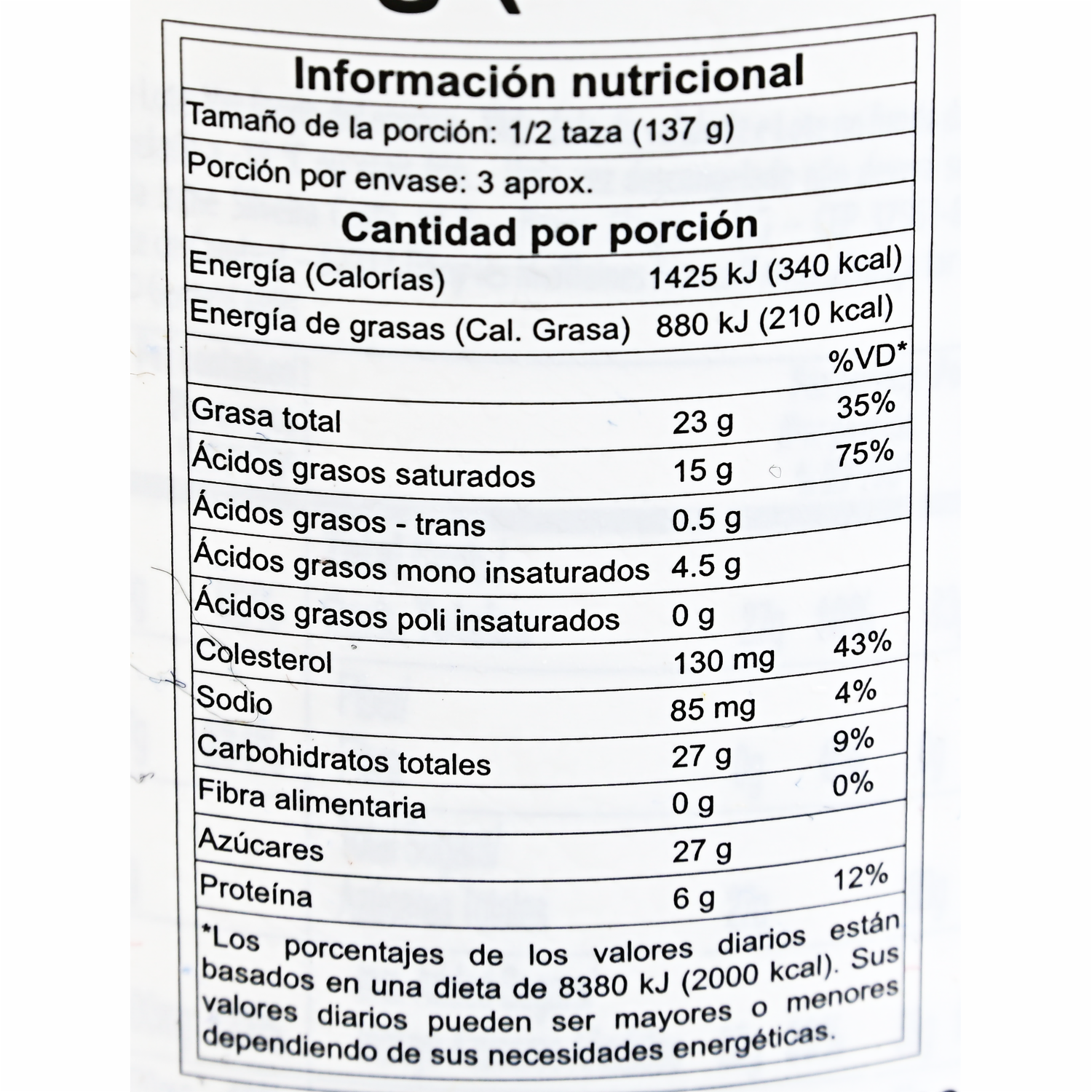 Helado De Vainilla HÄAGEN-DAZS 473 Ml