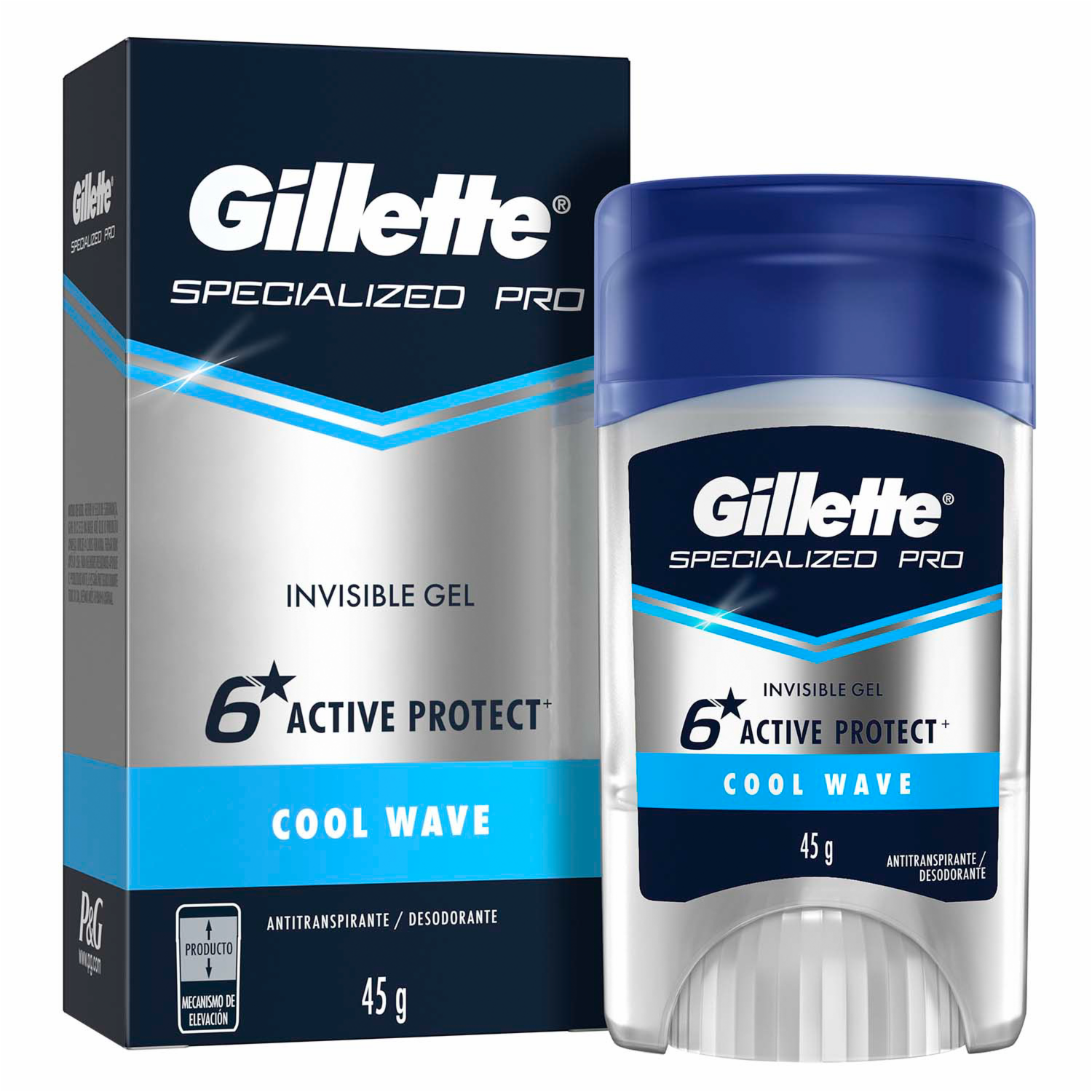 Desodorante En Gel Specialized Pro Cool Wave GILLETTE 45 G
