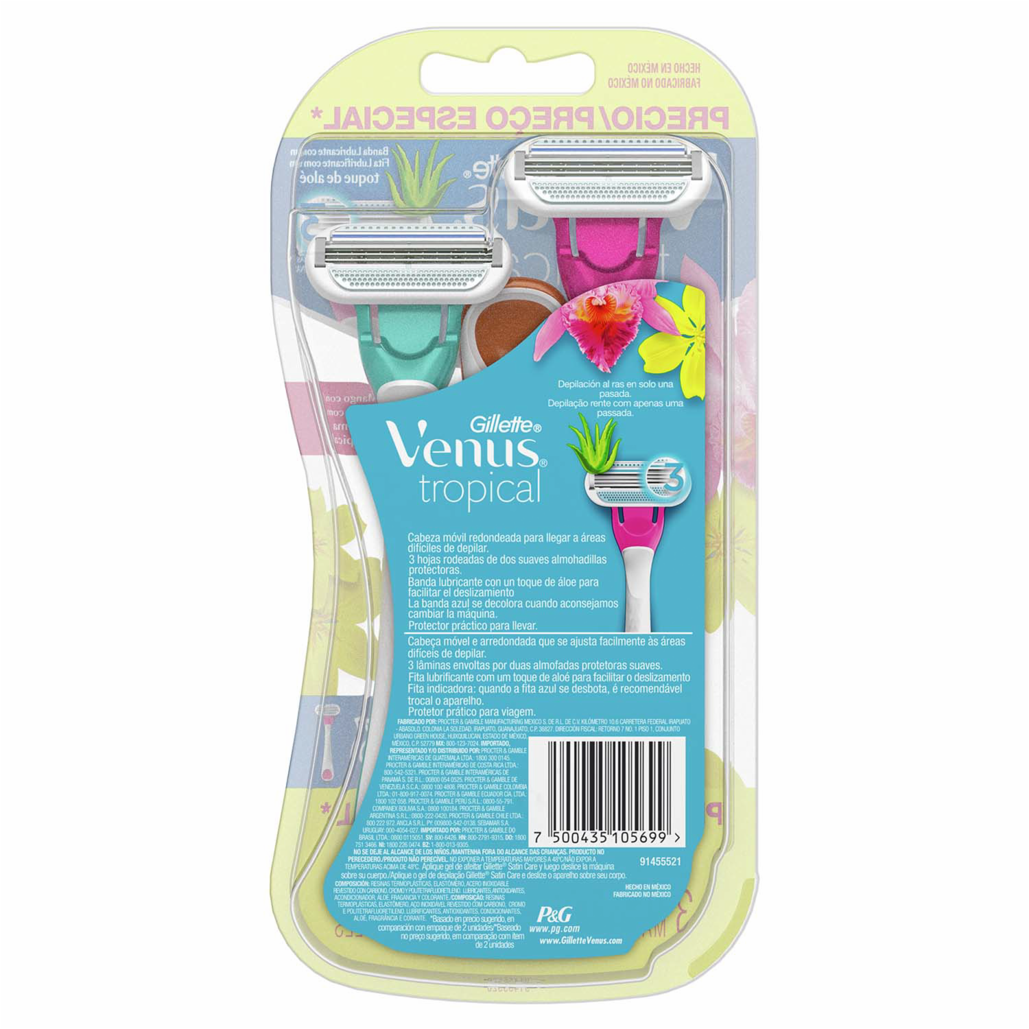 Razuradora Desechable Venus Tropical Mujer VENUS X3 Uds