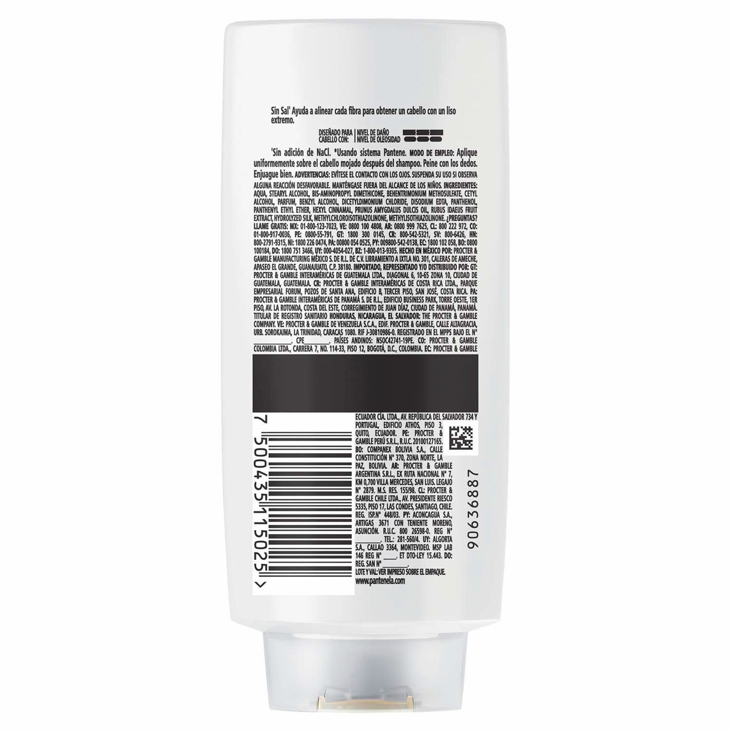 Acondicionador De Cabello Liso Extremo PANTENE 700 Ml