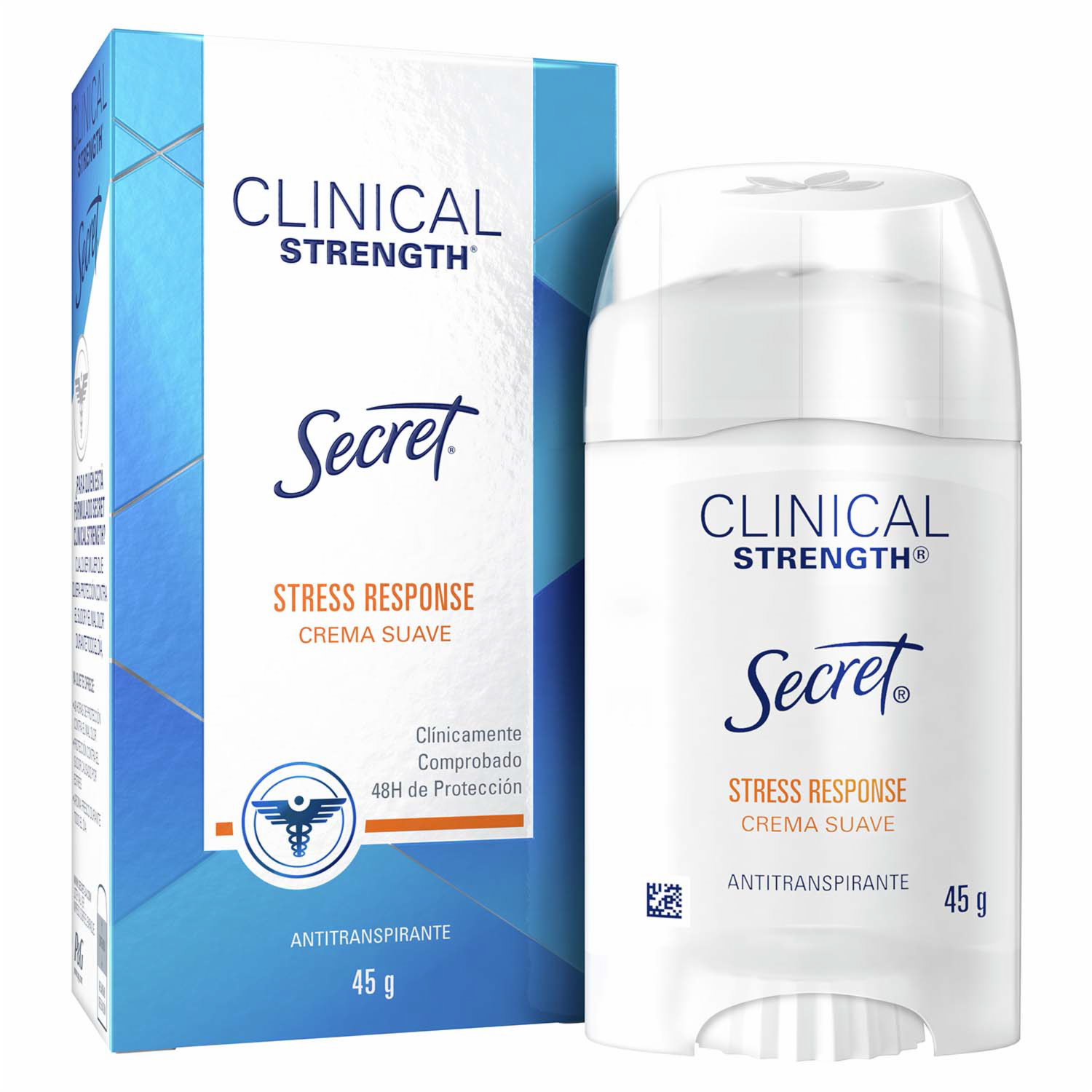 Desodorante En Crema Clinical Strength Stress Response SECRET 45 G