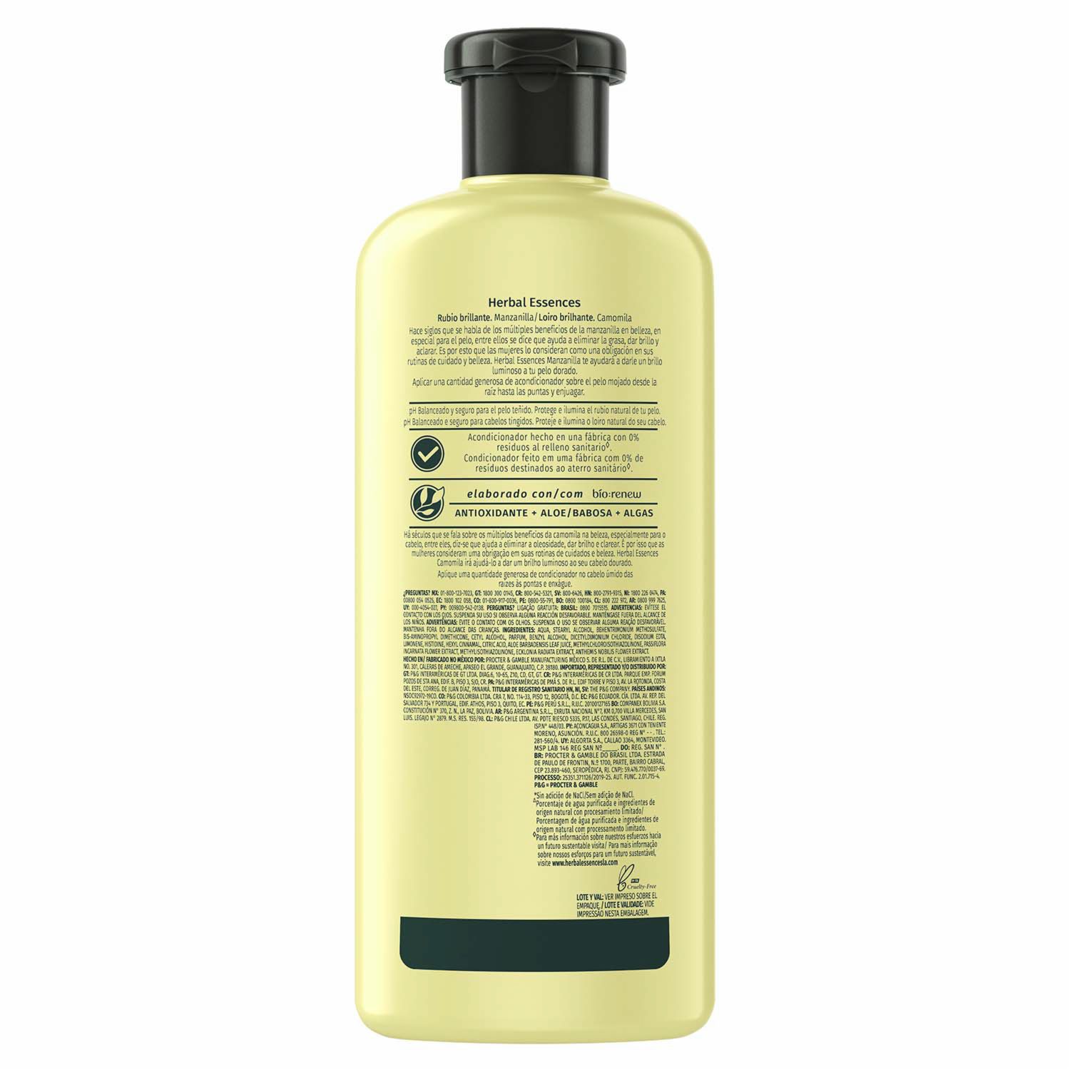 Acondicionador De Cabello Bio Renew Manzanilla HERBAL ESSENCES 400 Ml